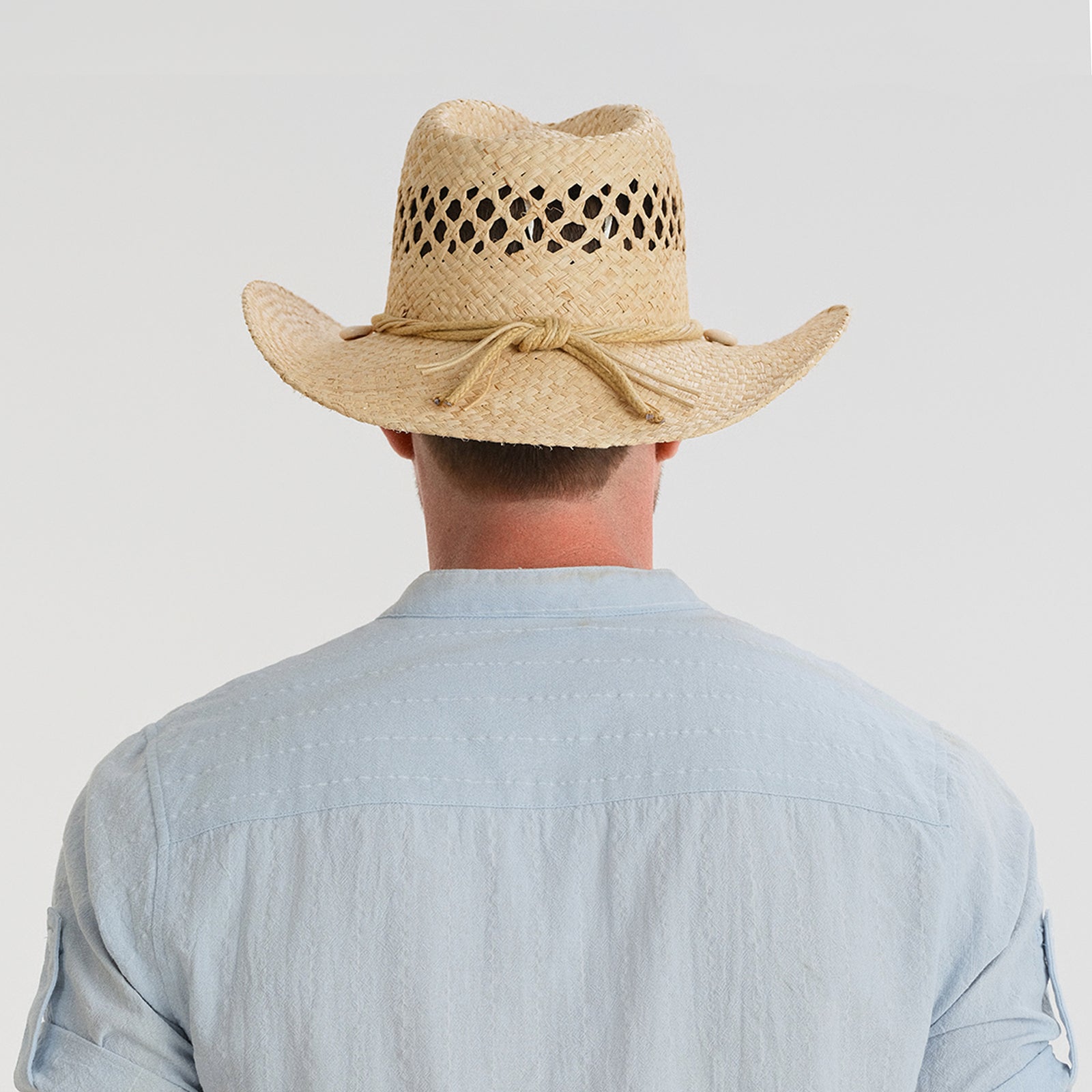 Unisex Raffia Fedora Hat with Wide Brim and UPF 50+ Sun Protection