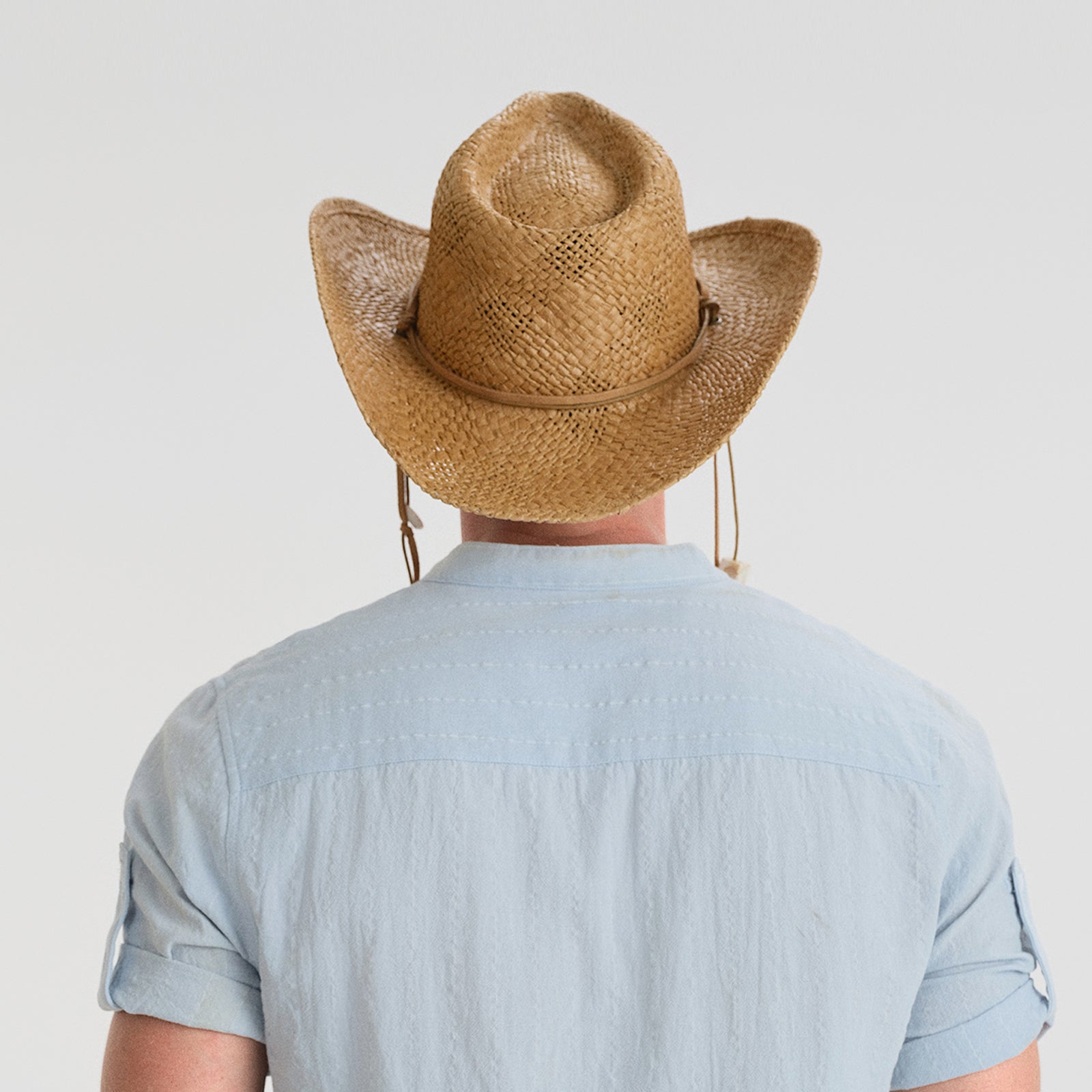Unisex Paper Straw Fedora Hat with Wide Brim and UPF 50+ Sun Protection