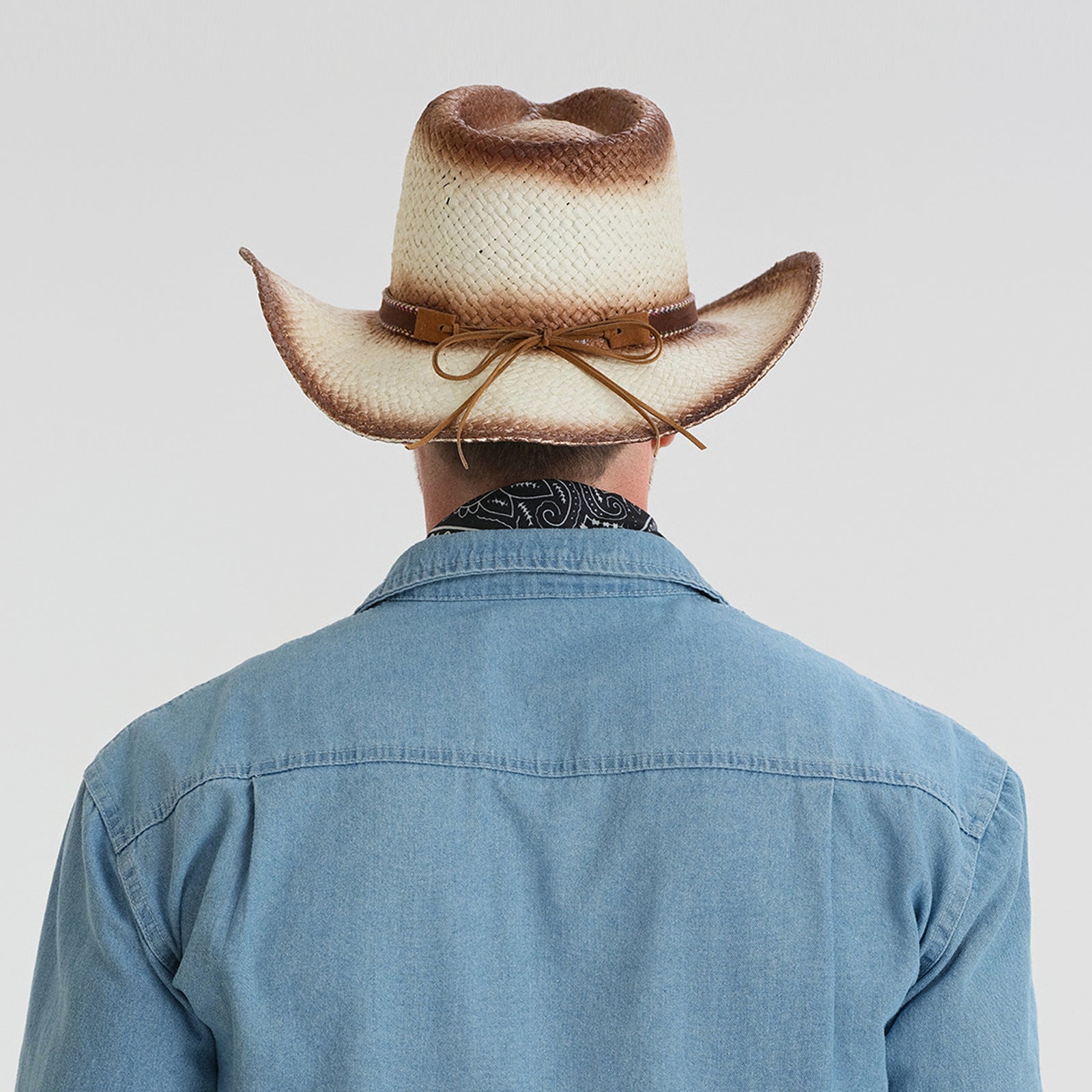 Unisex Paper Straw Fedora Hat with Wide Brim and UPF 50+ Sun Protection