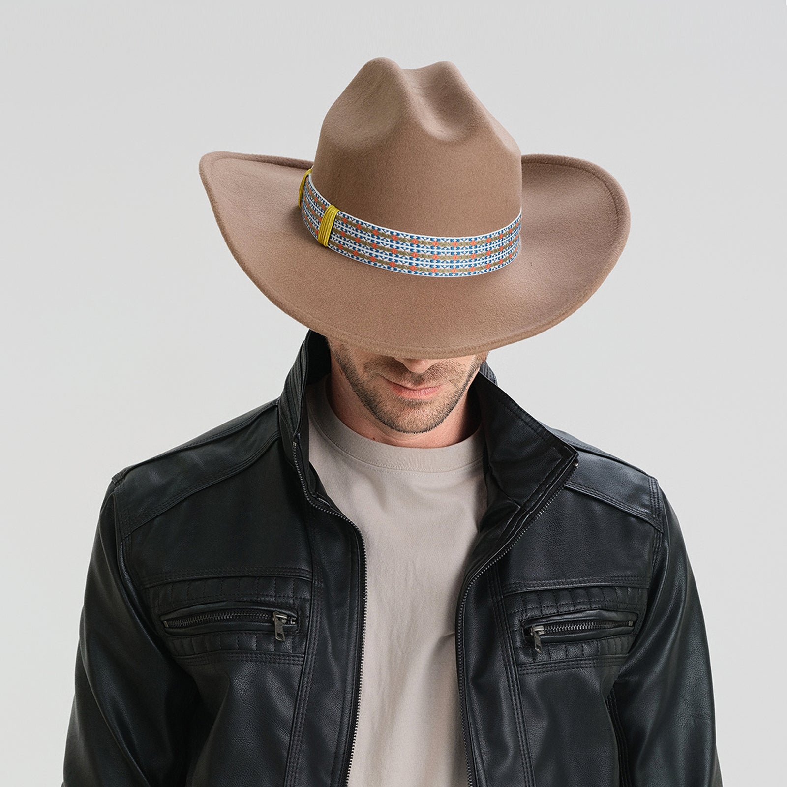 Wholesale Unisex Polyester Fedora Hat with Upturned Brim and UPF 50+ Sun Protection