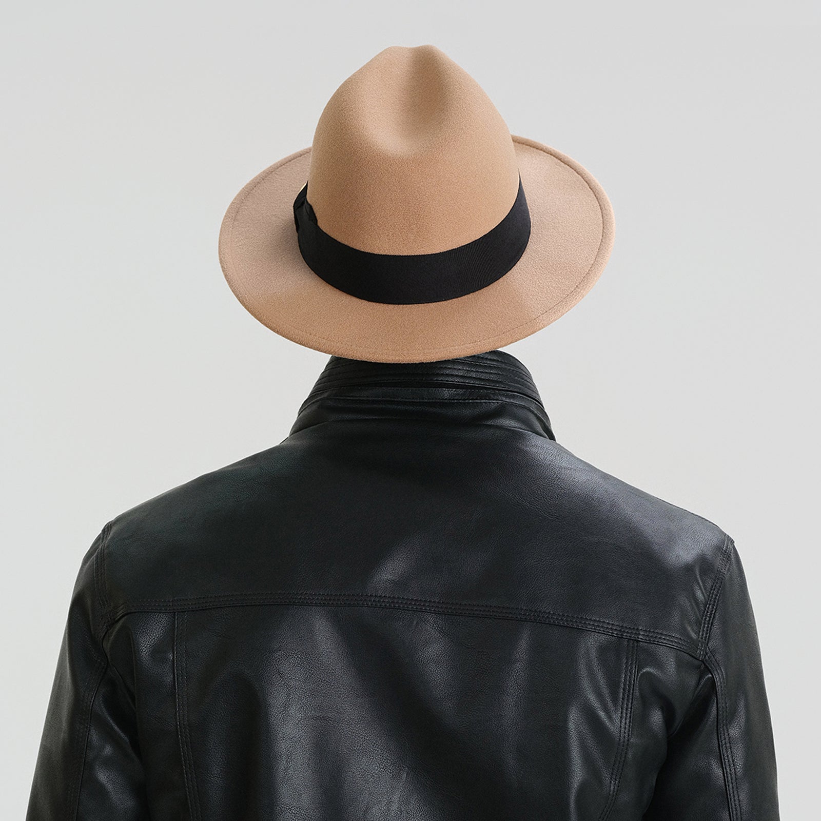 Unisex Polyester Fedora Hat with Wide Brim and UPF 50+ Sun Protection