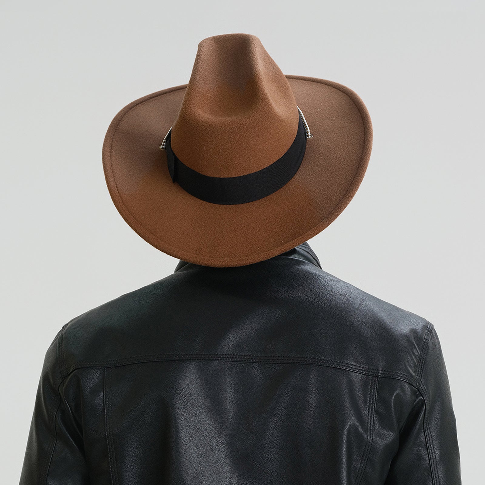 Wholesale Unisex Polyester Fedora Hat with Upturned Brim and UPF 50+ Sun Protection