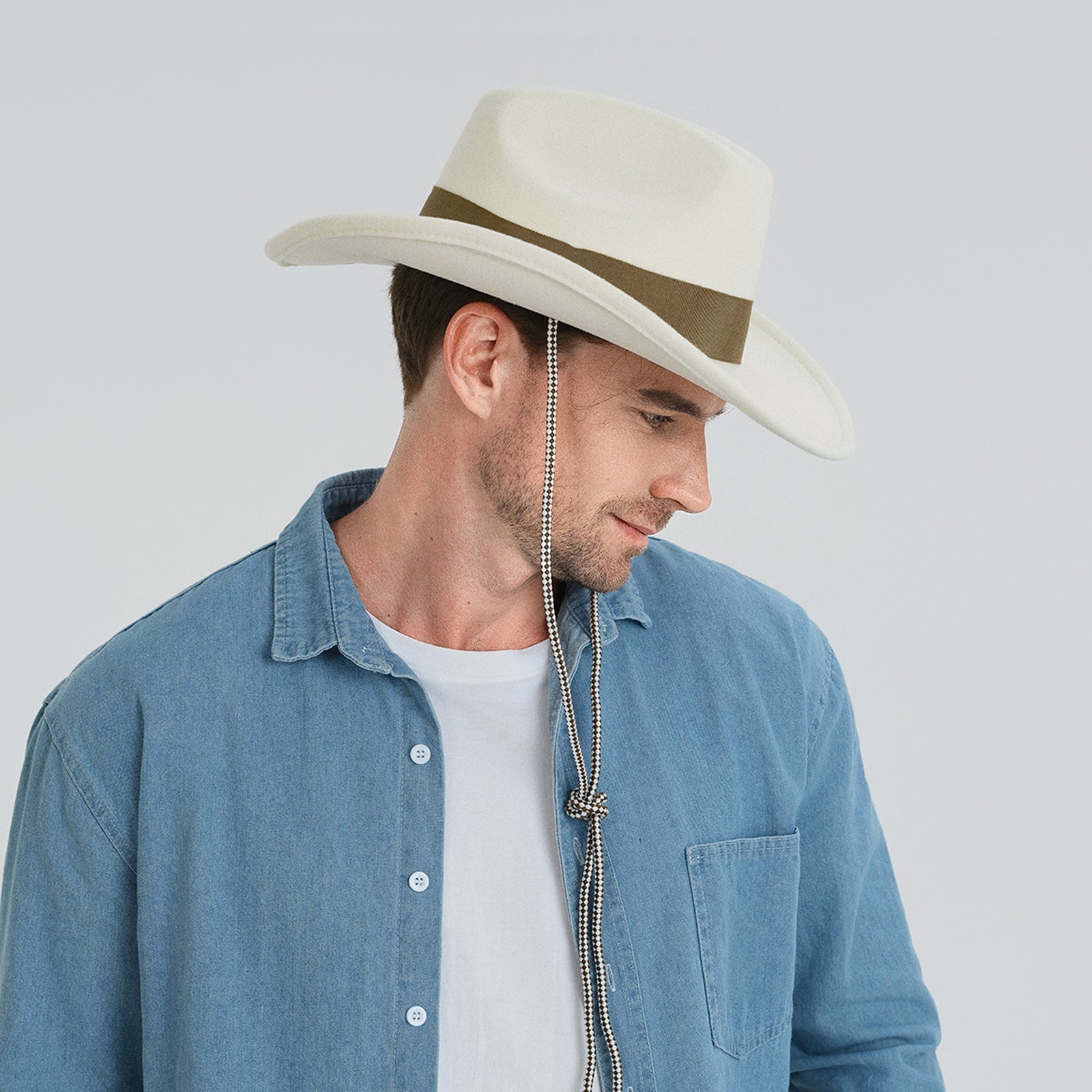 Wholesale Unisex Polyester Fedora Hat with Upturned Brim and UPF 50+ Sun Protection