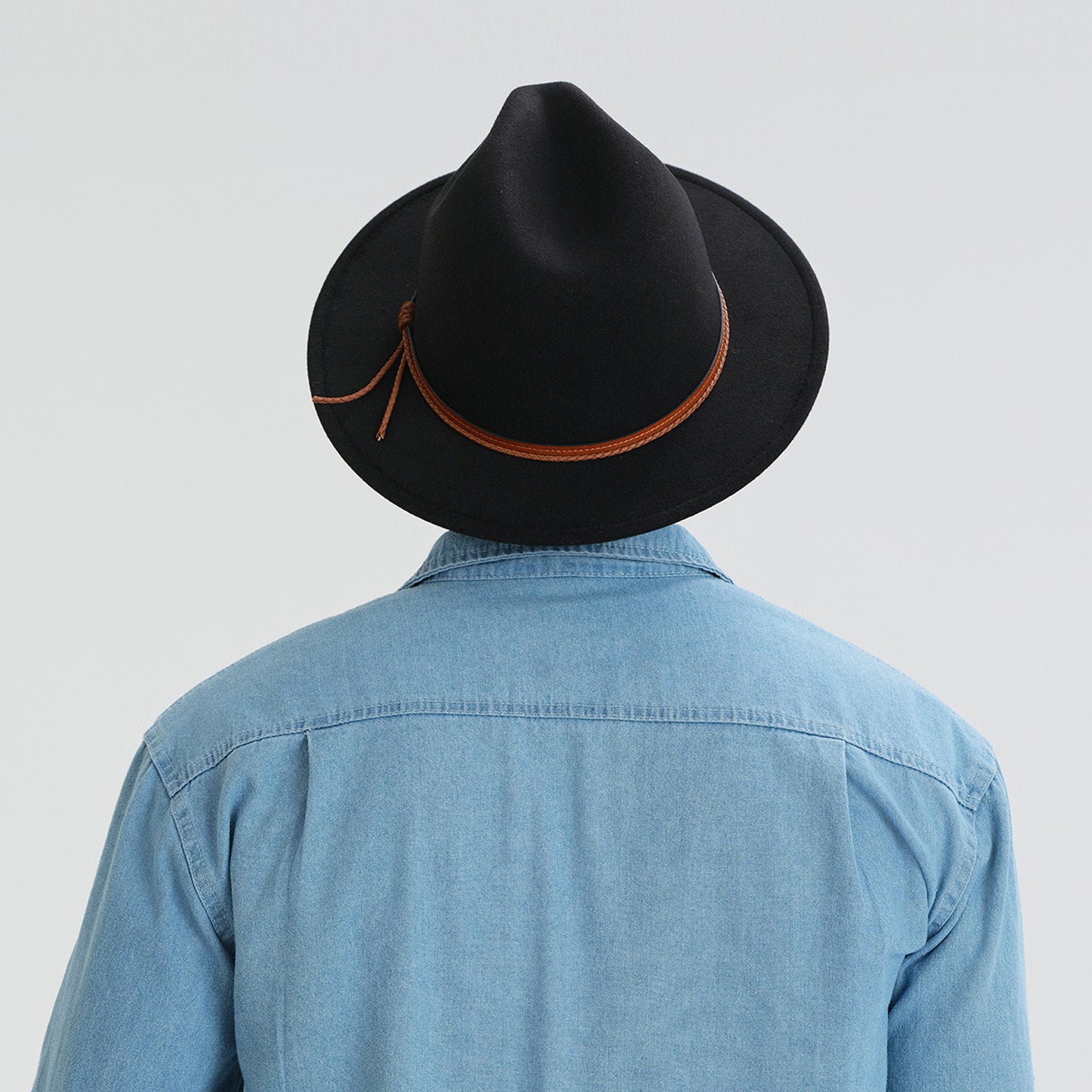 Wholesale Unisex Polyester Fedora Hat with  Flat Brim and UPF 50+ Sun Protection