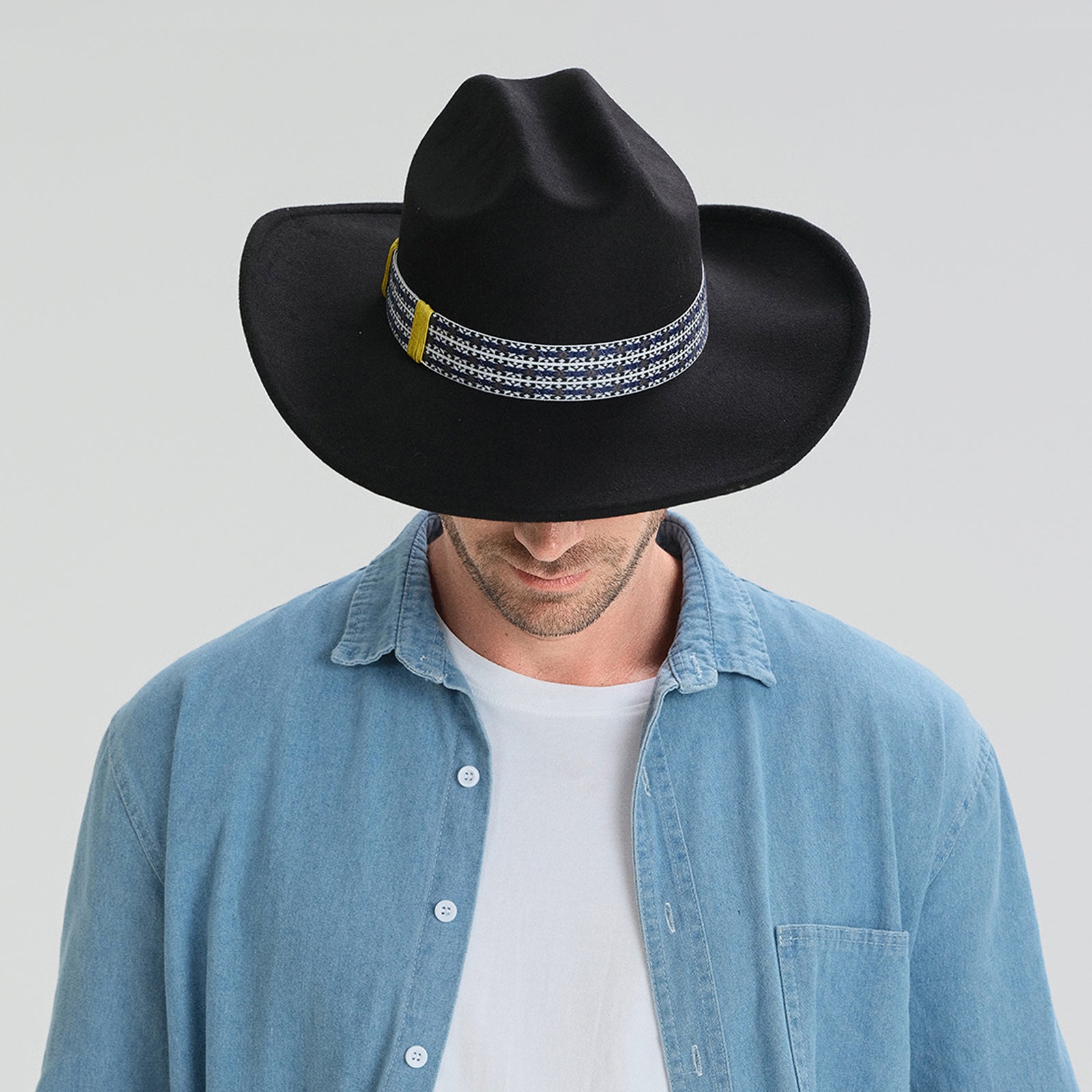 Wholesale Unisex Polyester Fedora Hat with Upturned Brim and UPF 50+ Sun Protection