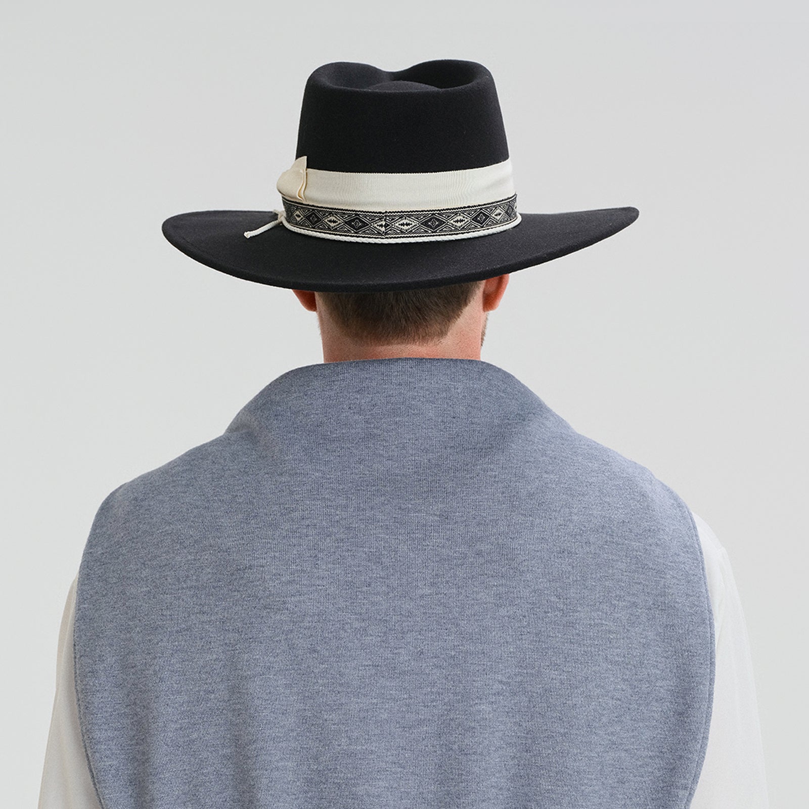 Unisex Polyester Fedora Hat with Wide Brim and UPF 50+ Sun Protection