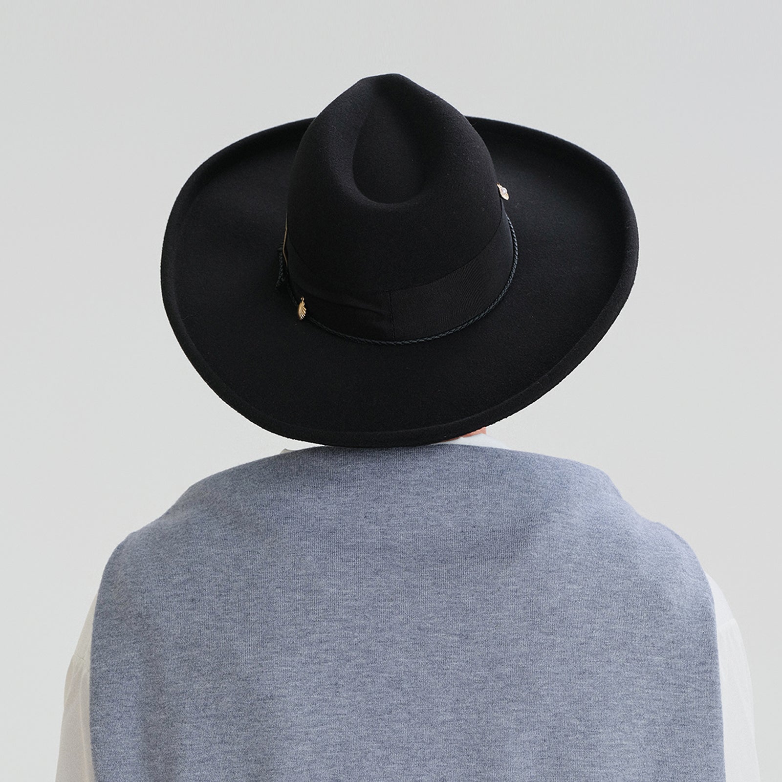 Unisex Polyester Fedora Hat with Wide Brim and UPF 50+ Sun Protection