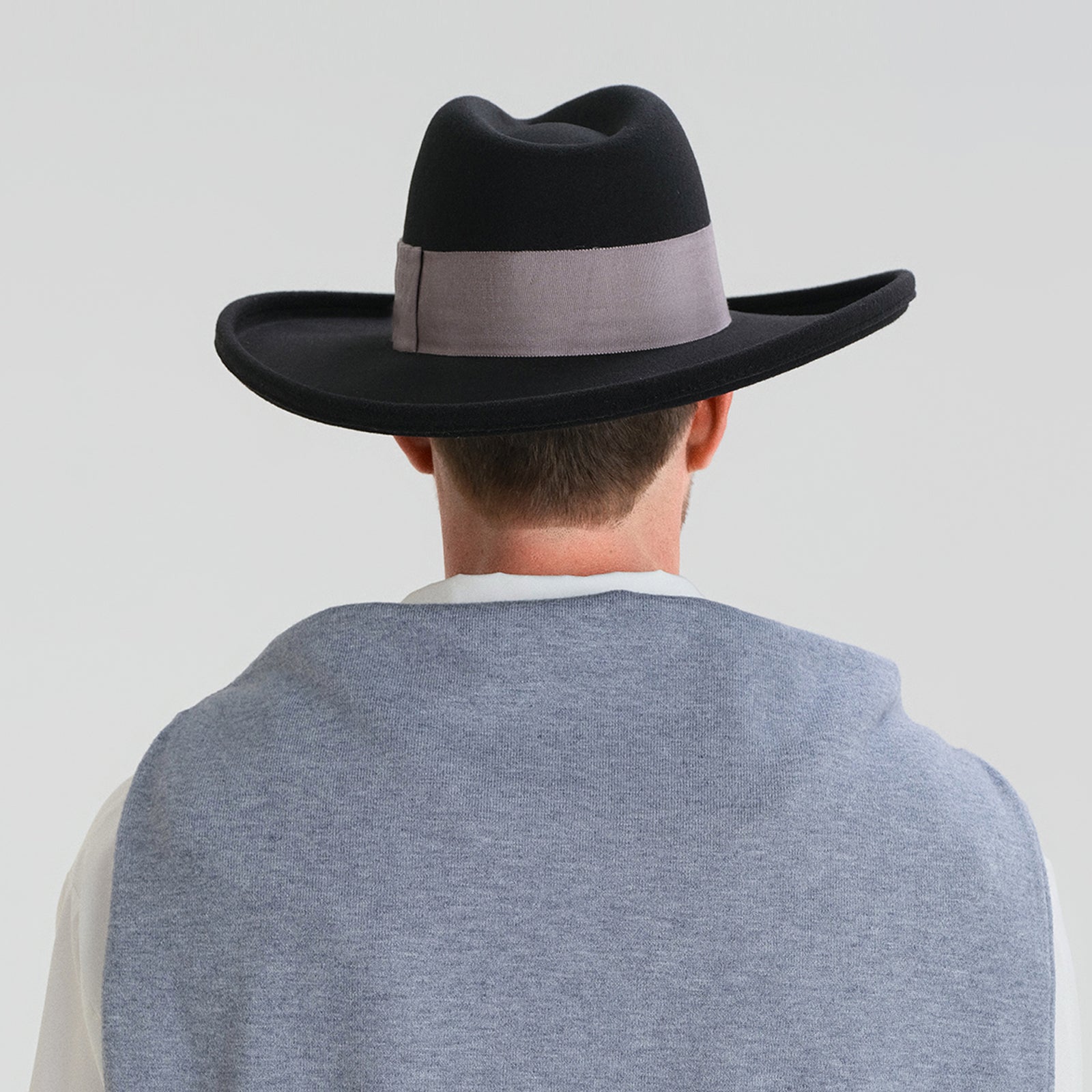 Unisex Polyester Fedora Hat with Wide Brim and UPF 50+ Sun Protection