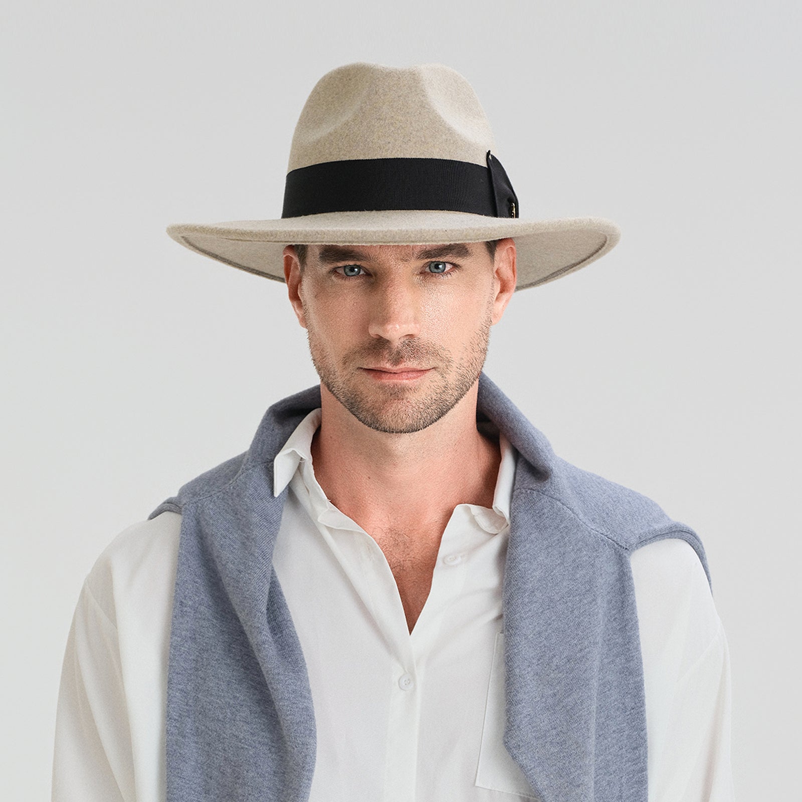 polyester classic & structured fedoras hat