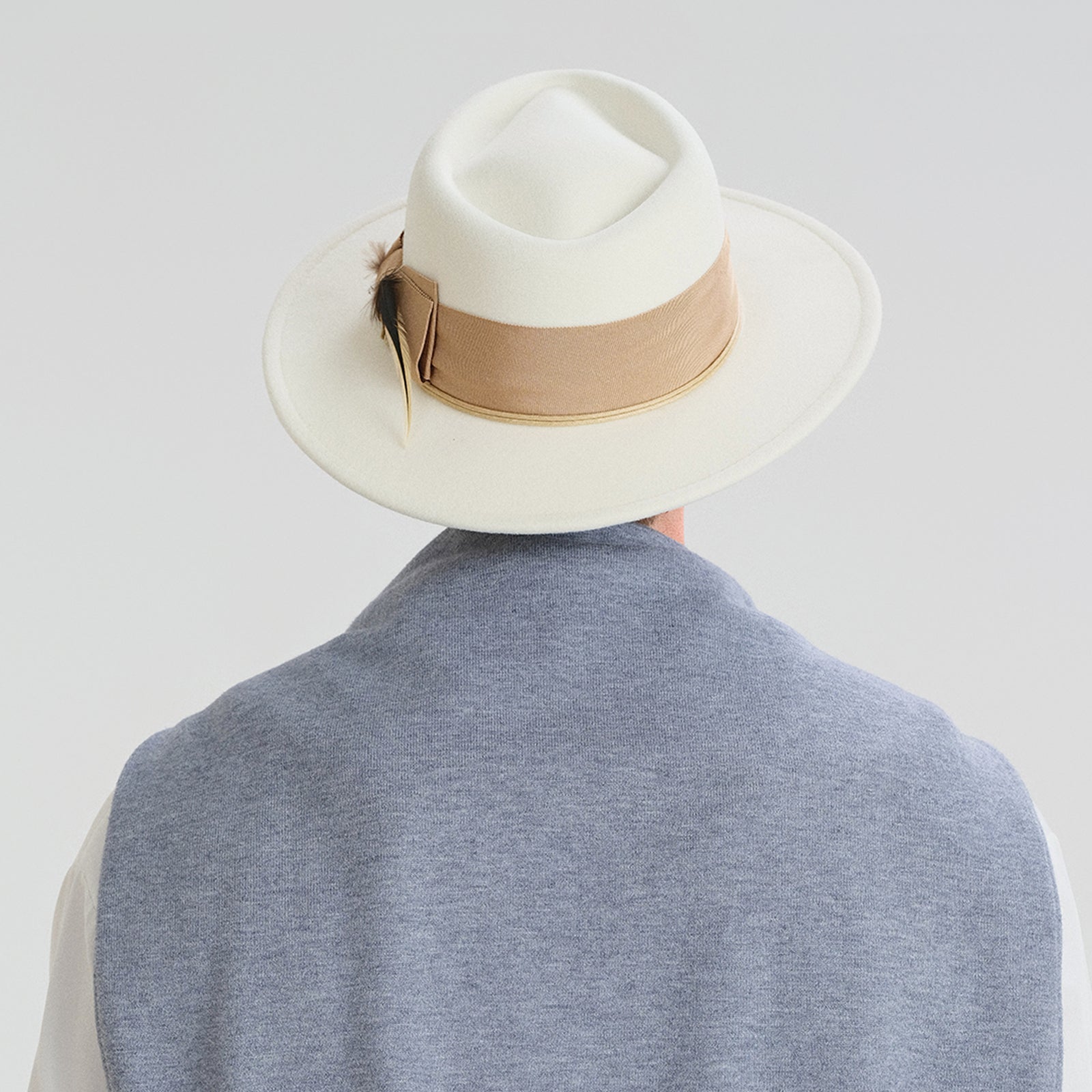 Wholesale Unisex Polyester Fedora Hat with  Flat Brim and UPF 50+ Sun Protection