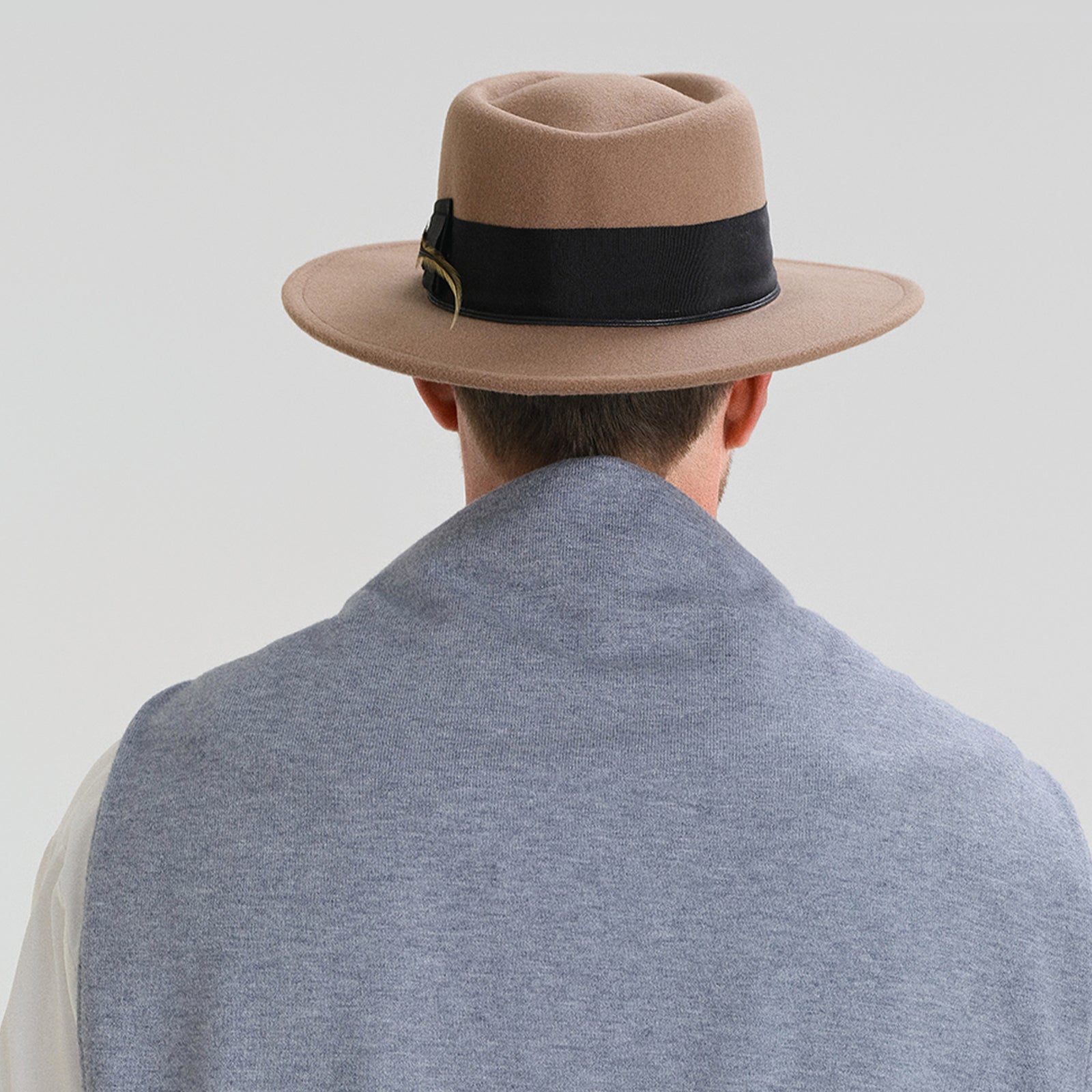 Wholesale Unisex Polyester Fedora Hat with  Flat Brim and UPF 50+ Sun Protection