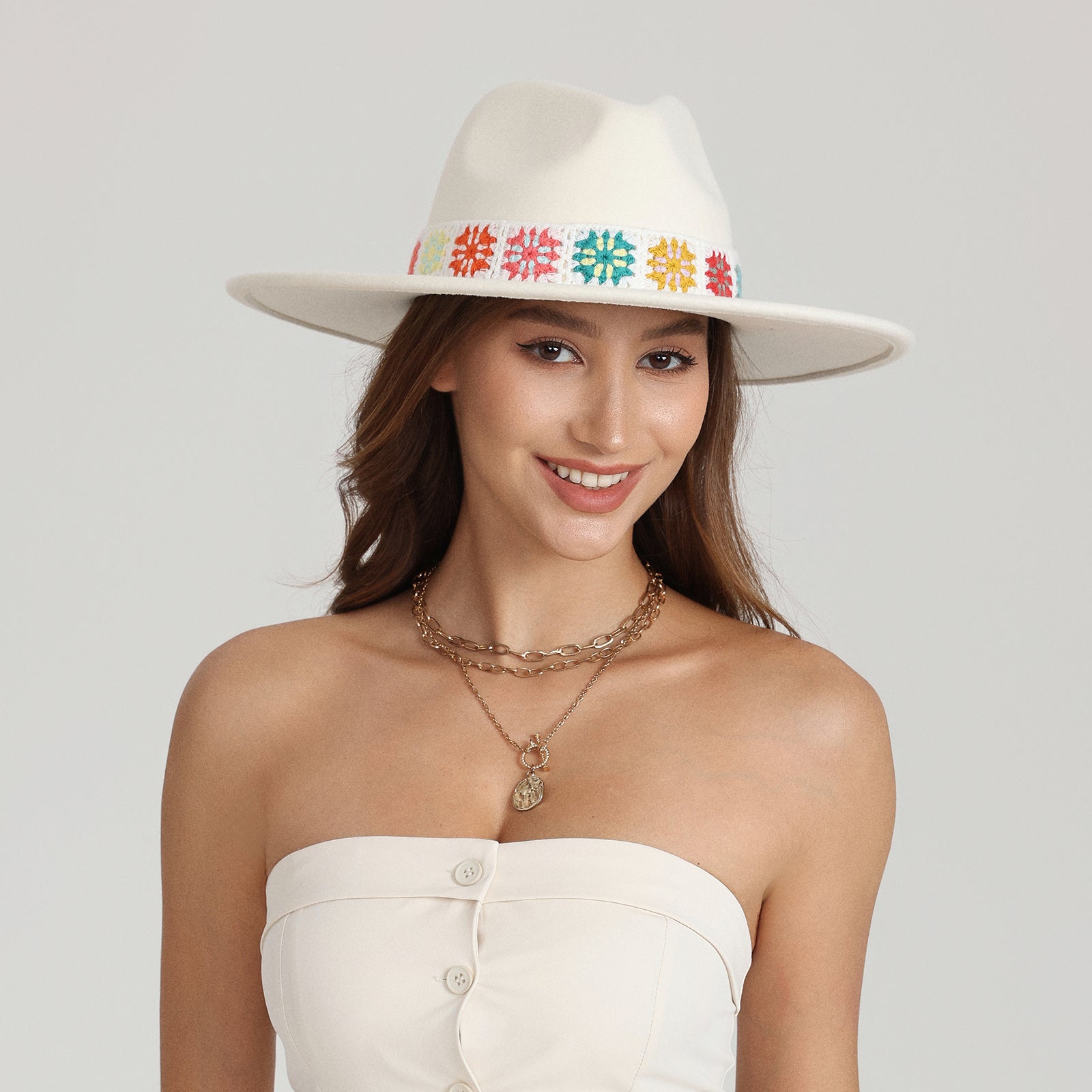 polyester classic & structured fedoras hat