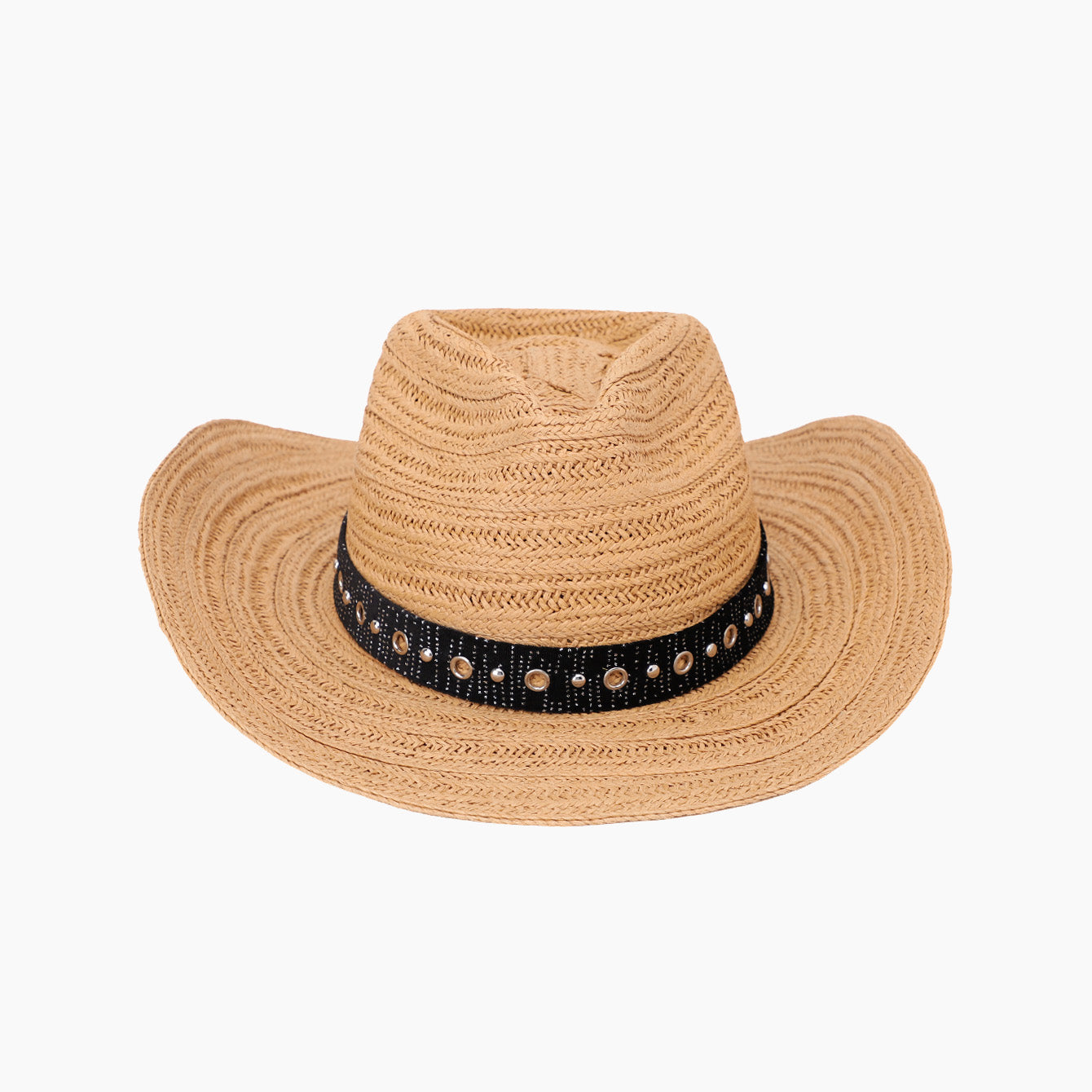 Wholesale Unisex Paper Straw Cowboy Hat Upturned Brim and UPF 50+ Sun Protection