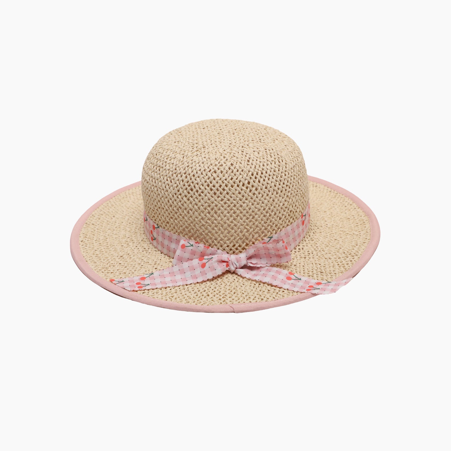 Children’s Paper Straw Sun Hat for Ages 2–6 with UPF 50+ Sun Protection
