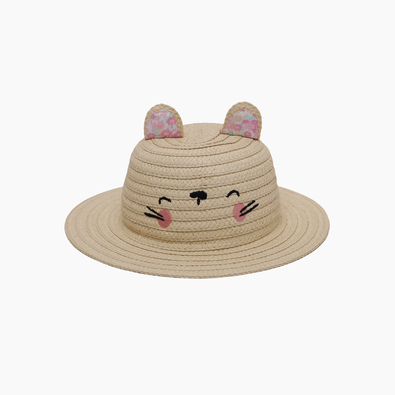 Children’s Paper Straw Sun Hat for Ages 2–6 with UPF 50+ Sun Protection