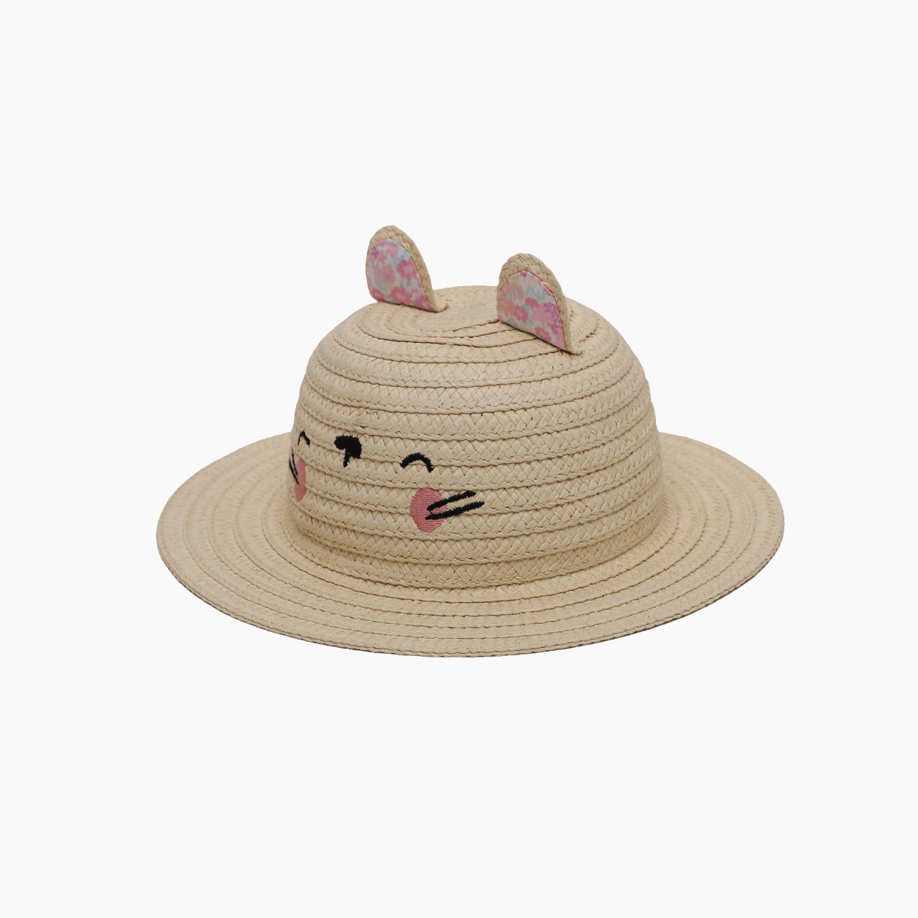 Children’s Paper Straw Sun Hat for Ages 2–6 with UPF 50+ Sun Protection