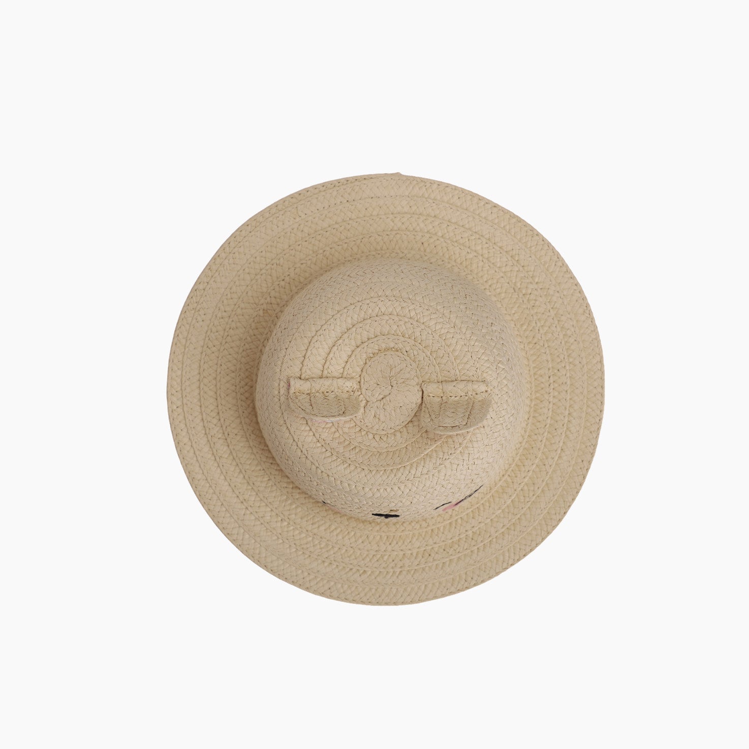 Children’s Paper Straw Sun Hat for Ages 2–6 with UPF 50+ Sun Protection