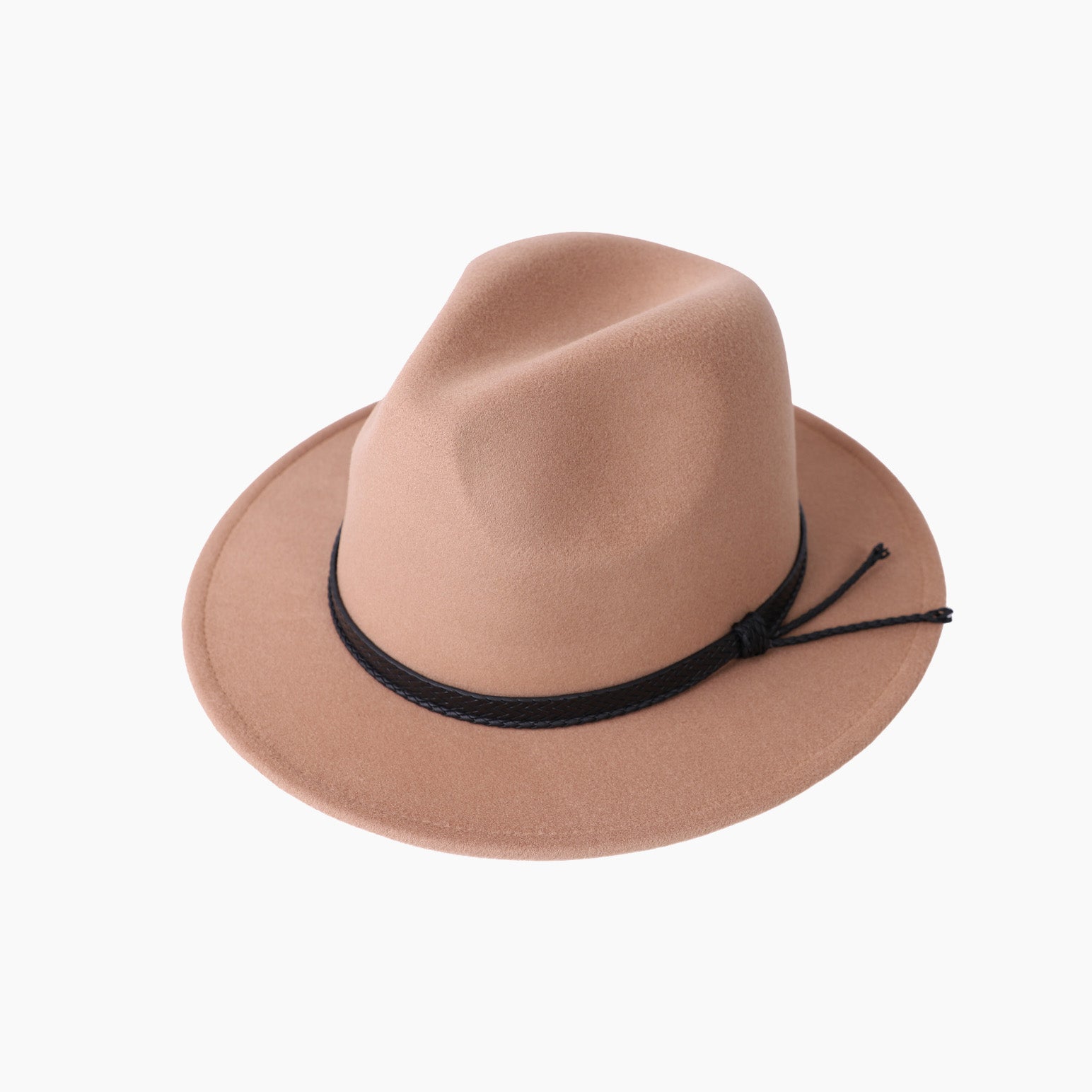 Wholesale Unisex Polyester Fedora Hat with  Flat Brim and UPF 50+ Sun Protection