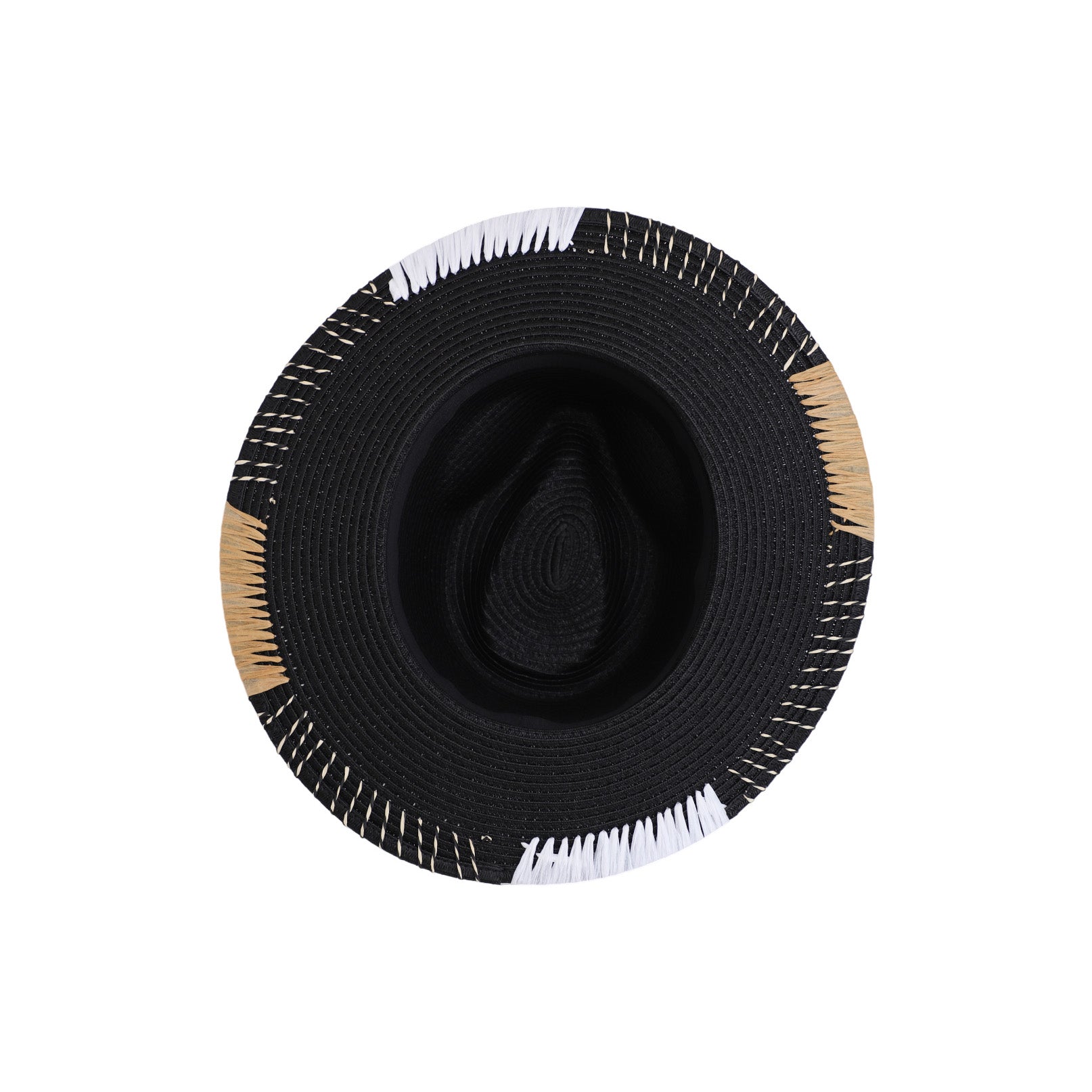 Unisex Paper Straw Fedora Hat with Wide Brim and UPF 50+ Sun Protection