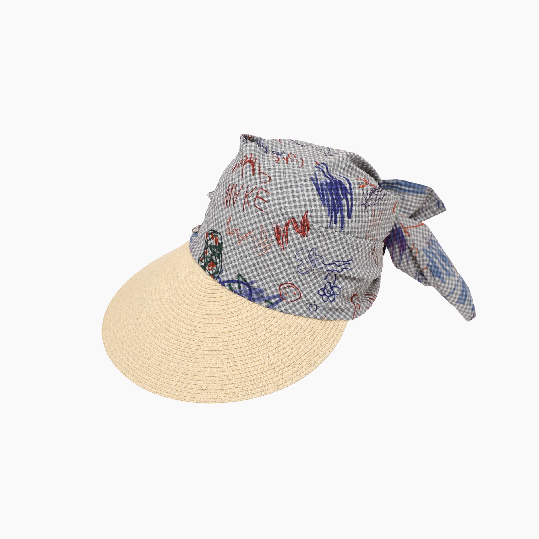 Women’s Paper Straw Sun Hat with Wide Brim and UPF 50+ Sun Protection