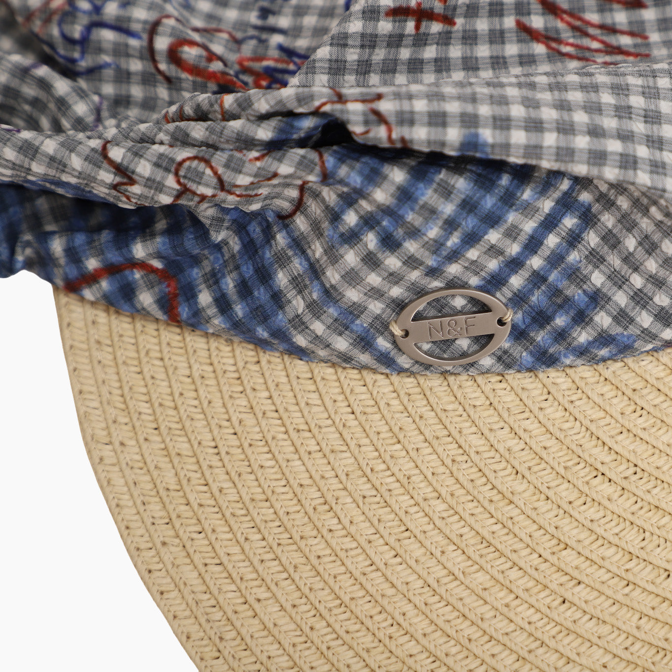 Women’s Paper Straw Sun Hat with Wide Brim and UPF 50+ Sun Protection
