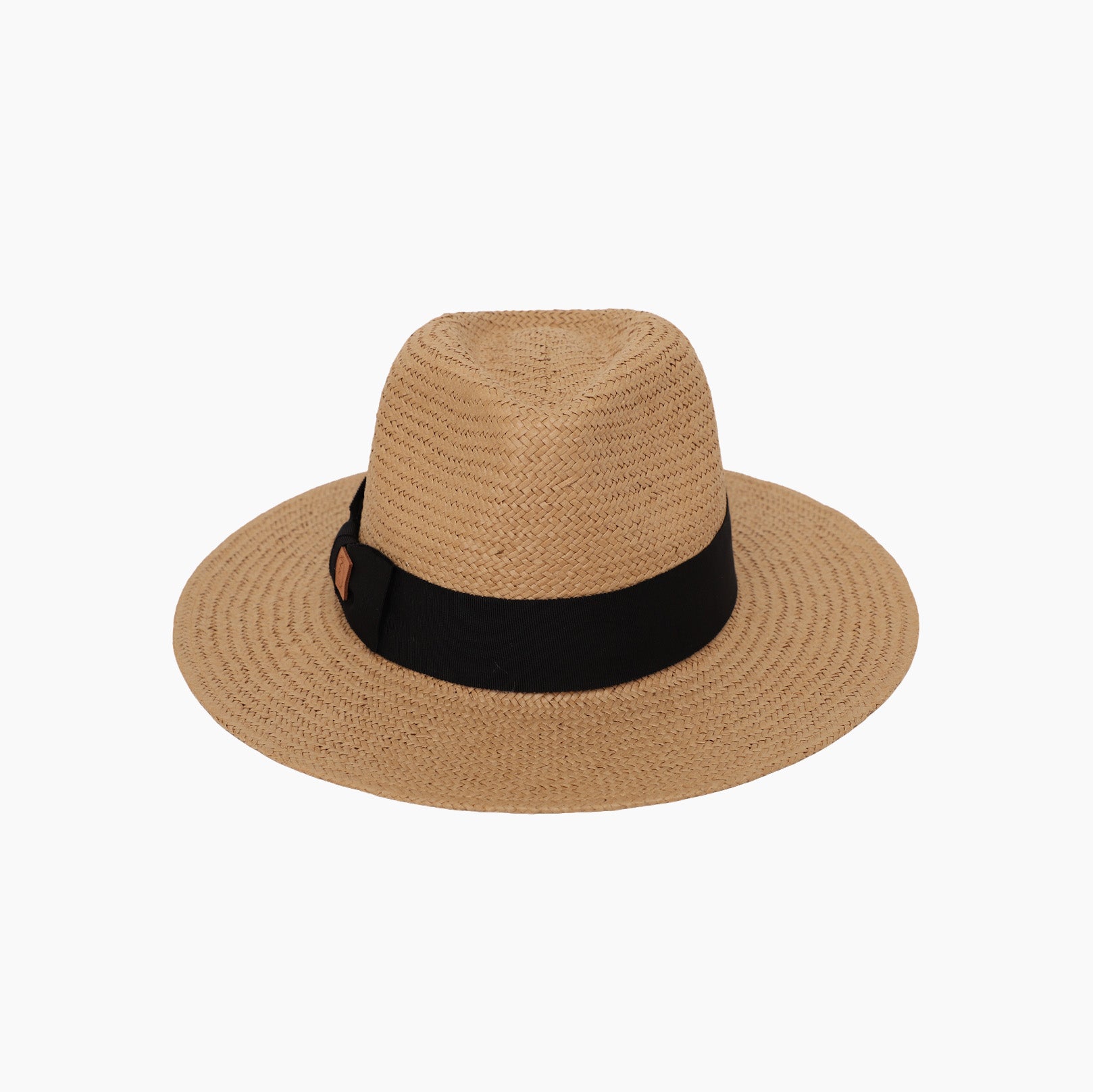Unisex Paper Braid Fedora Hat with Wide Brim and UPF 50+ Sun Protection