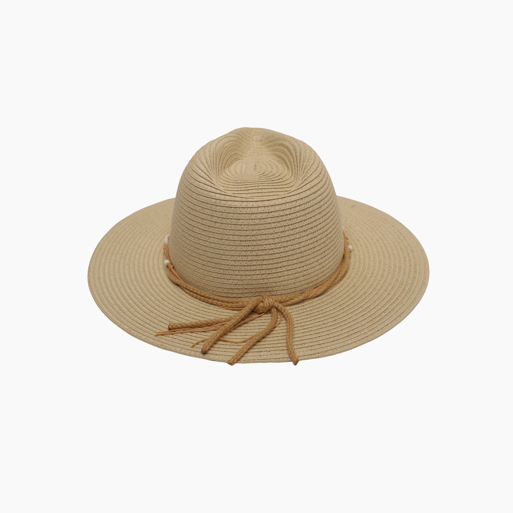 Unisex Paper Straw Fedora Hat with Wide Brim and UPF 50+ Sun Protection