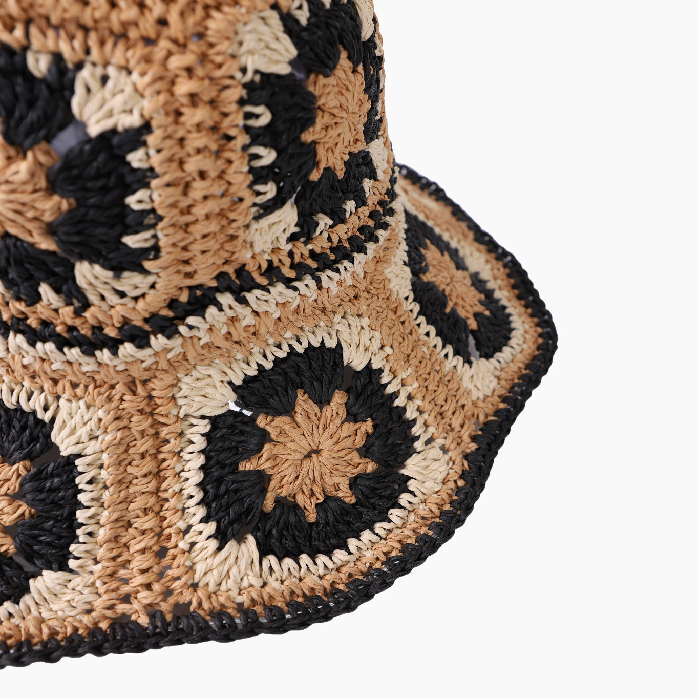 Wholesale Women’s Paper Straw Bucket Hat with  Floppy Brim and UPF 50+ Sun Protection