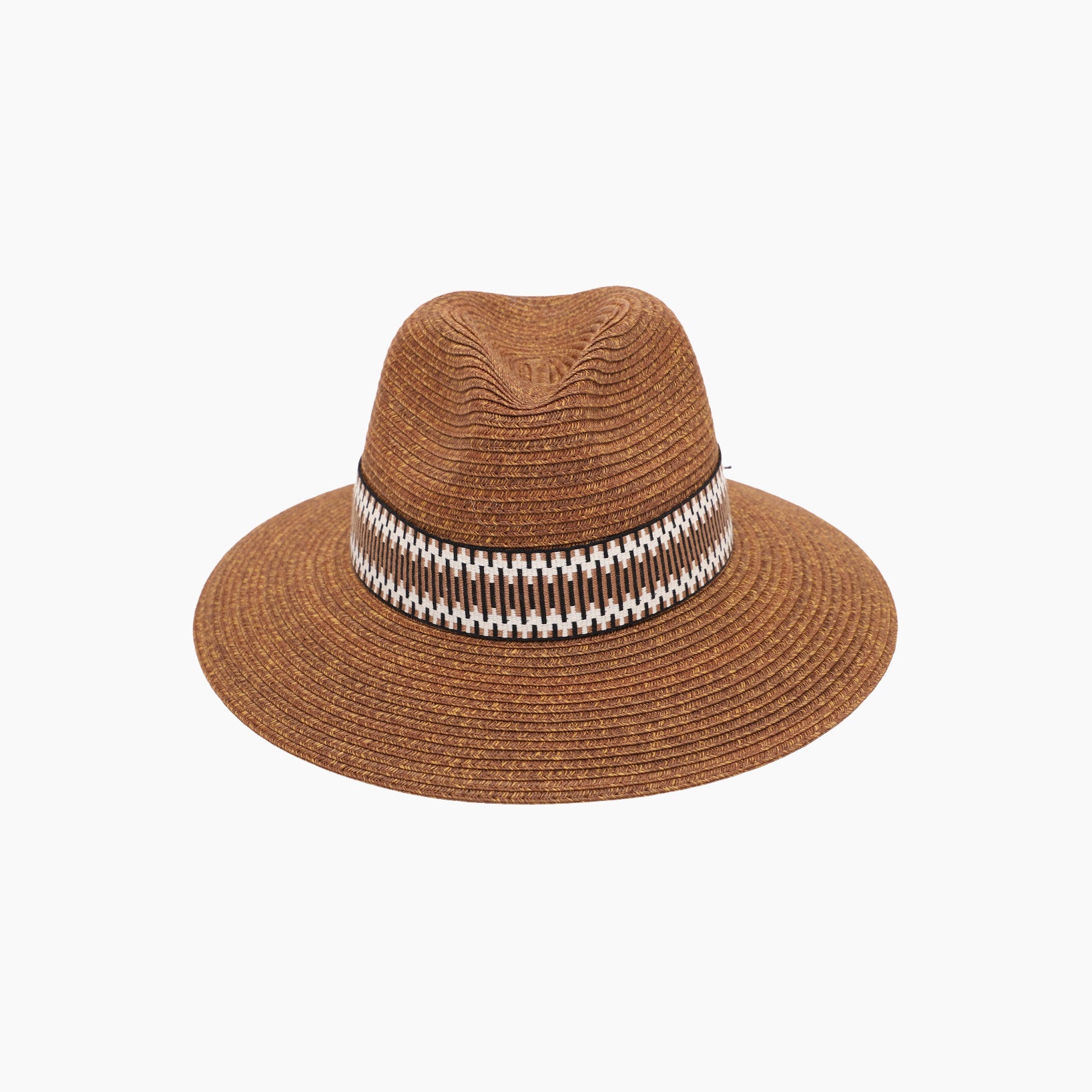 Wholesale Unisex Paper Straw Fedora Hat with Wide Brim and UPF 50+ Sun Protection