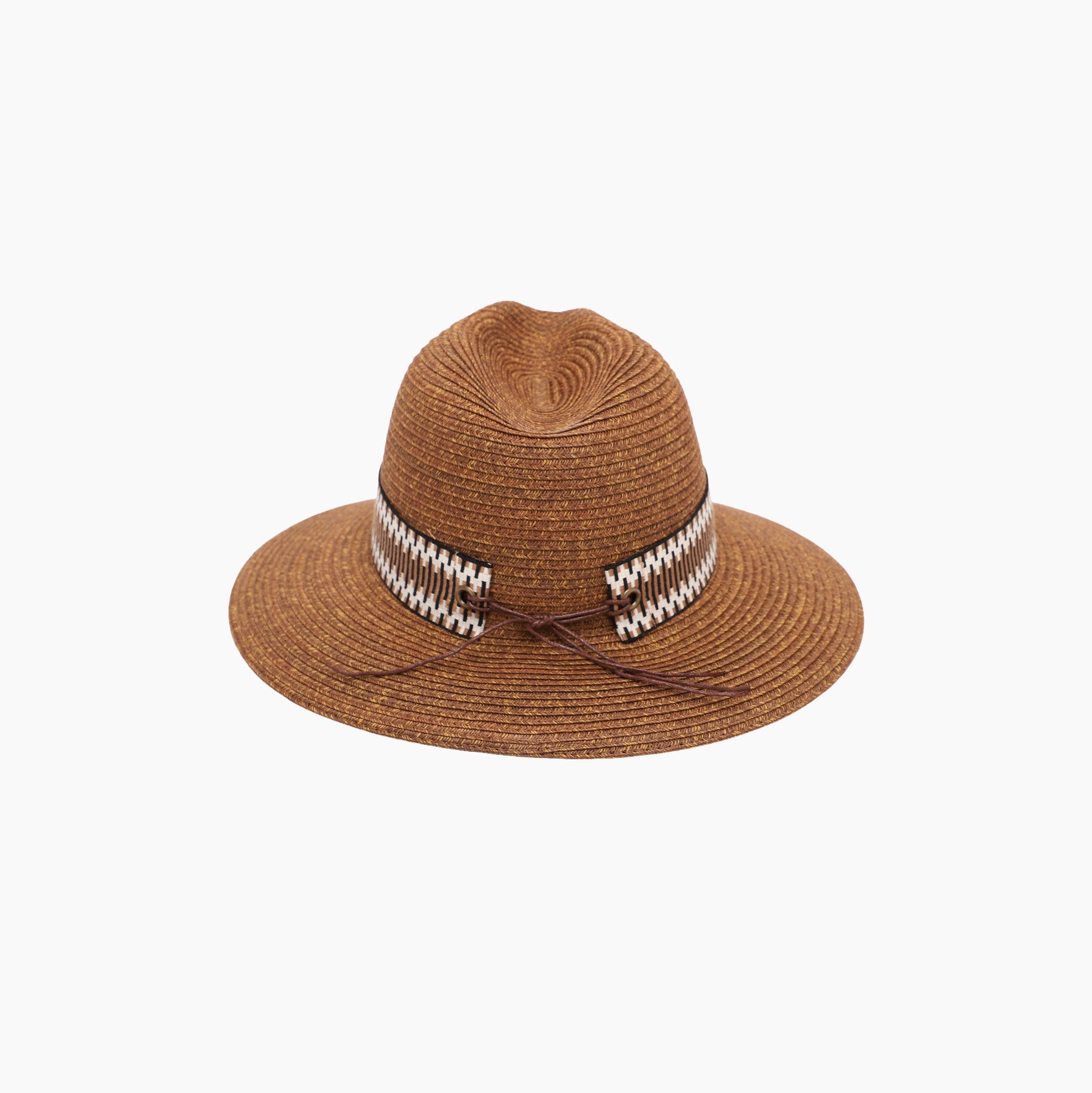 Wholesale Unisex Paper Straw Fedora Hat with Wide Brim and UPF 50+ Sun Protection