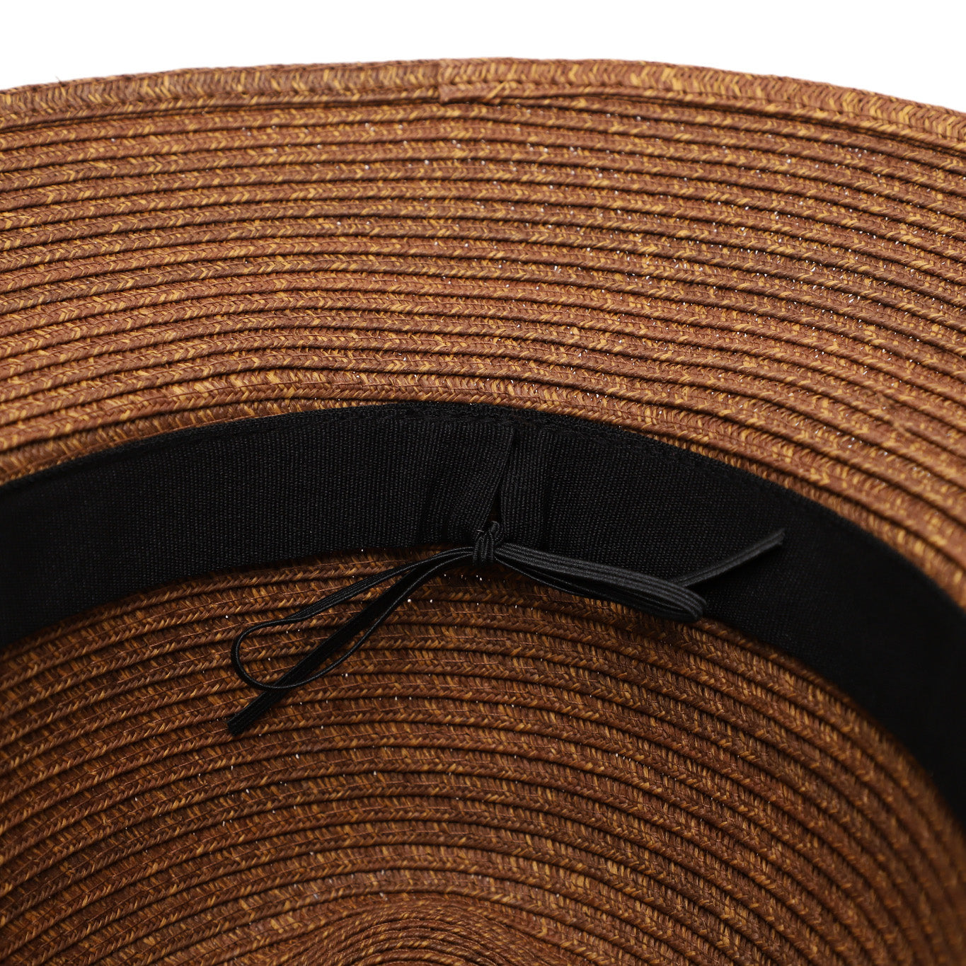 Unisex Paper Straw Fedora Hat with Wide Brim and UPF 50+ Sun Protection