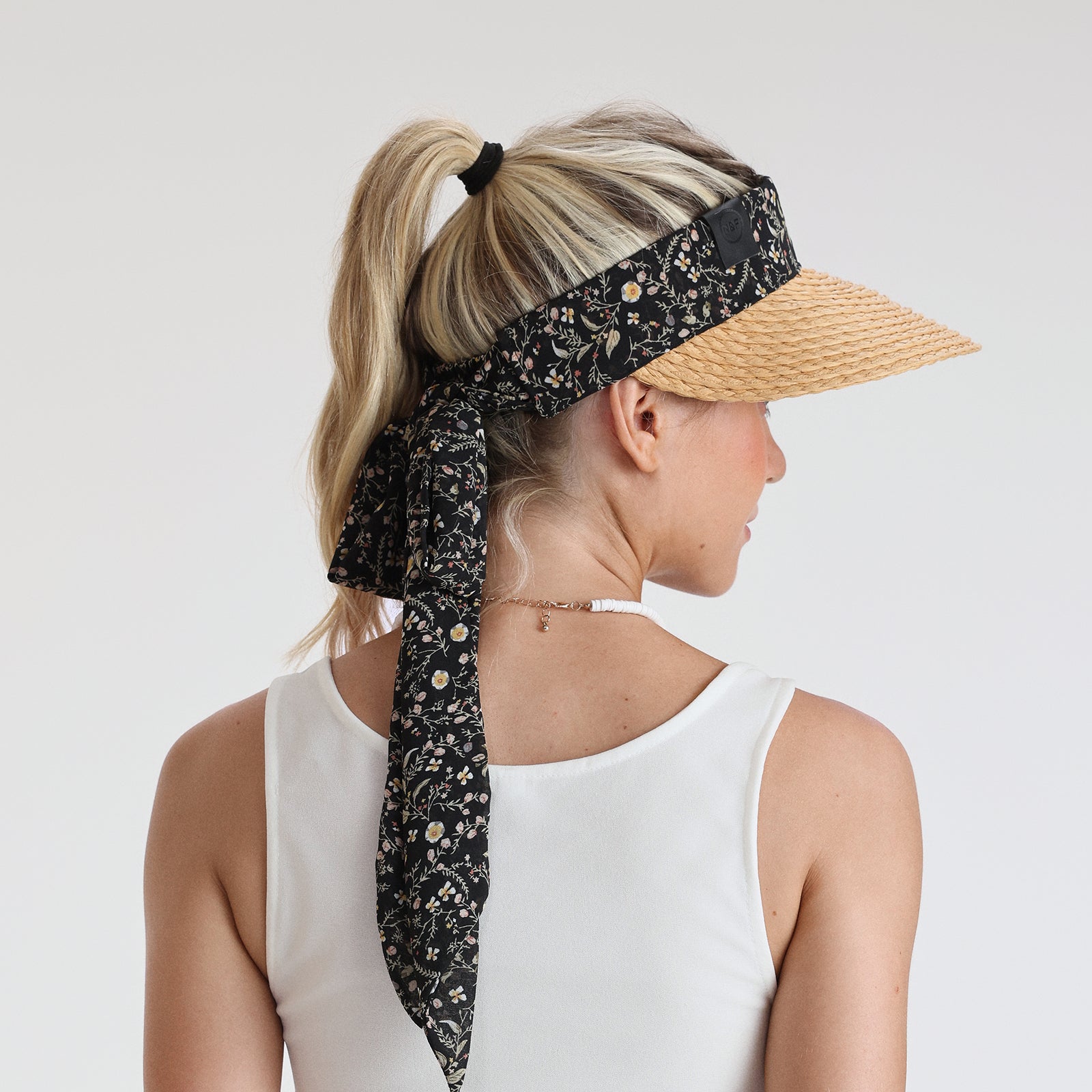 Women’s Paper Straw Sun Hat with Wide Brim and UPF 50+ Sun Protection