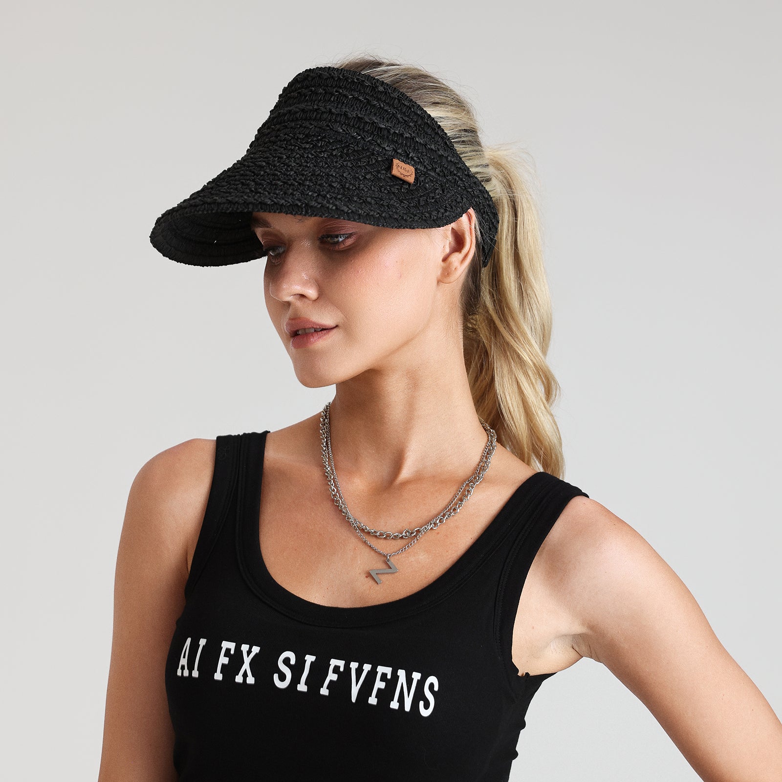 Wholesale Women’s Paper Straw Sun Hat with Wide Brim and UPF 50+ Sun Protection