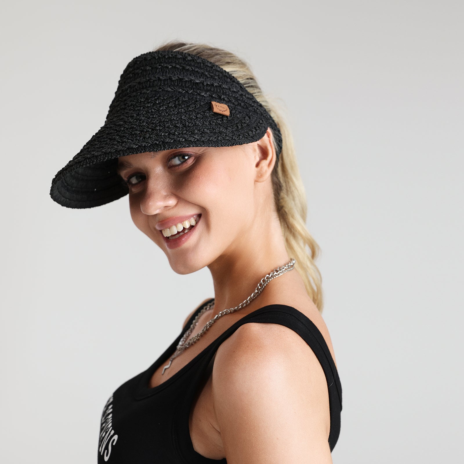 Wholesale Women’s Paper Straw Sun Hat with Wide Brim and UPF 50+ Sun Protection