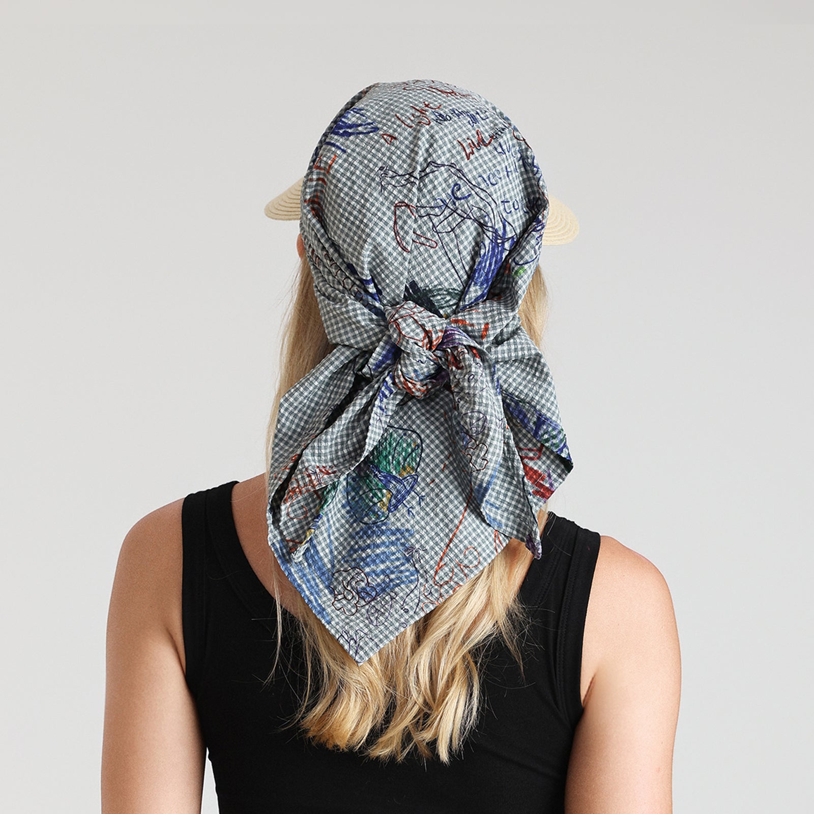 Women’s Paper Straw Sun Hat with Wide Brim and UPF 50+ Sun Protection