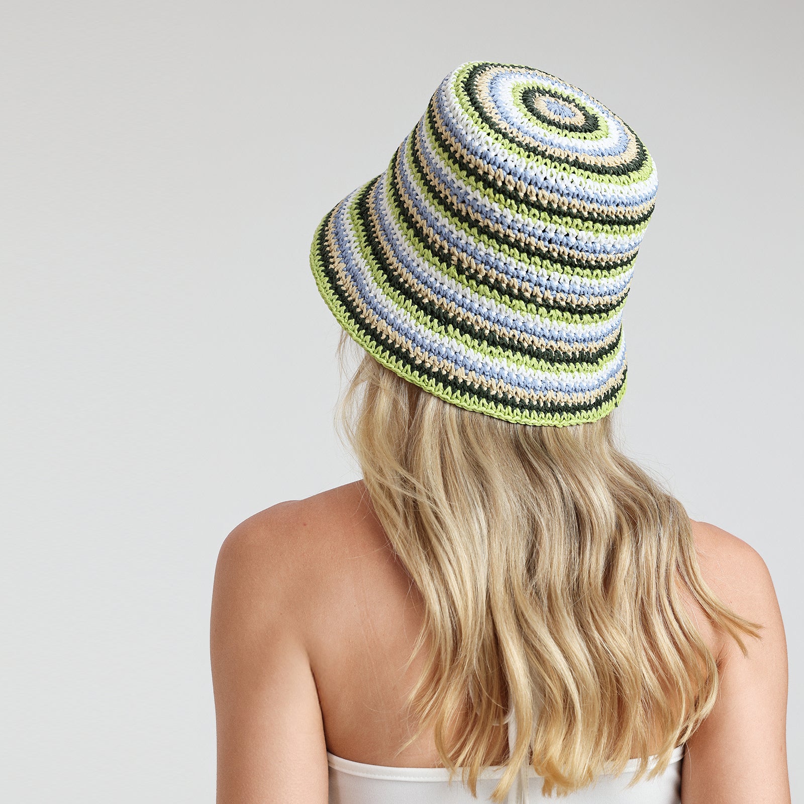 Women’s Paper Straw Sun Hat with Wide Brim and UPF 50+ Sun Protection