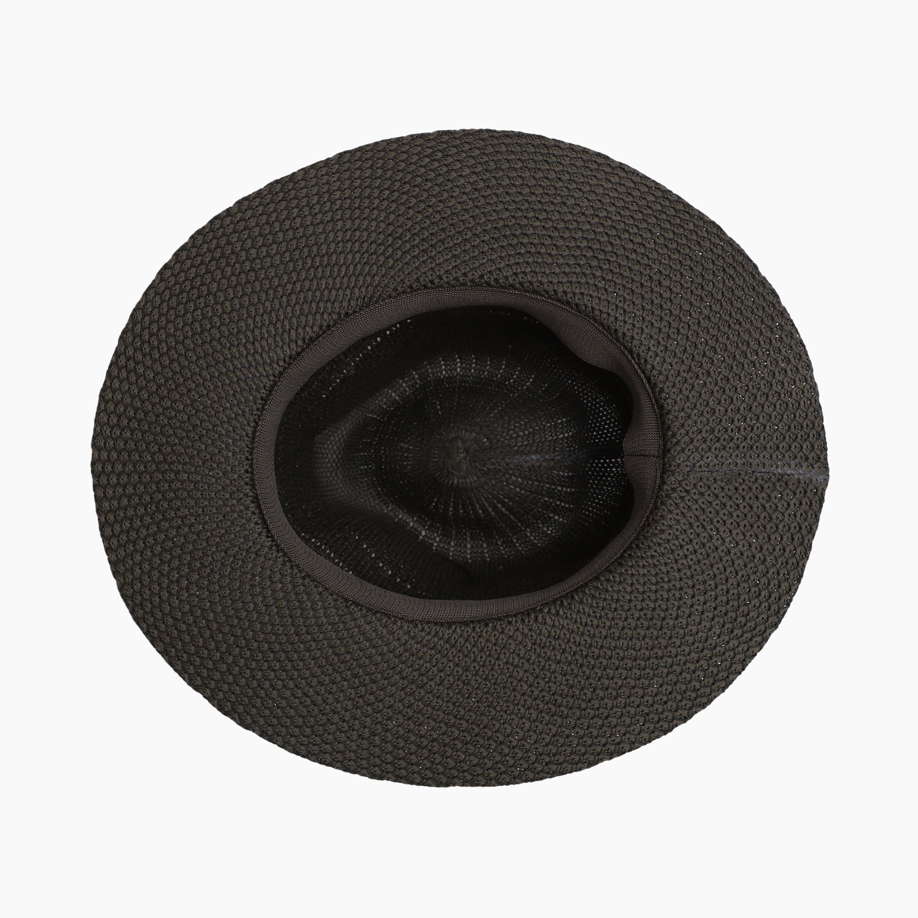 Unisex Polyester Fedora Hat with Wide Brim and UPF 50+ Sun Protection