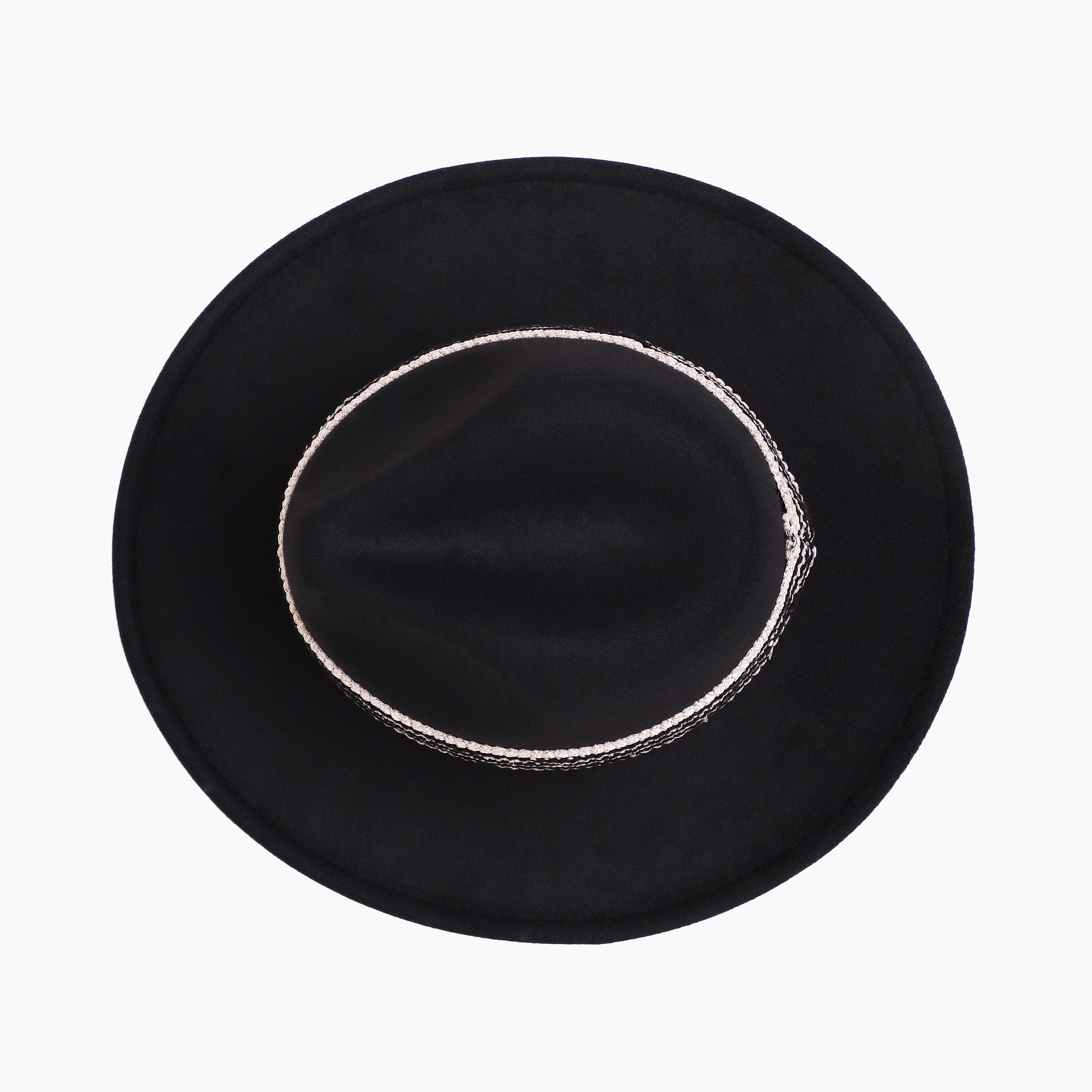 Unisex Polyester Fedora Hat with Wide Brim and UPF 50+ Sun Protection