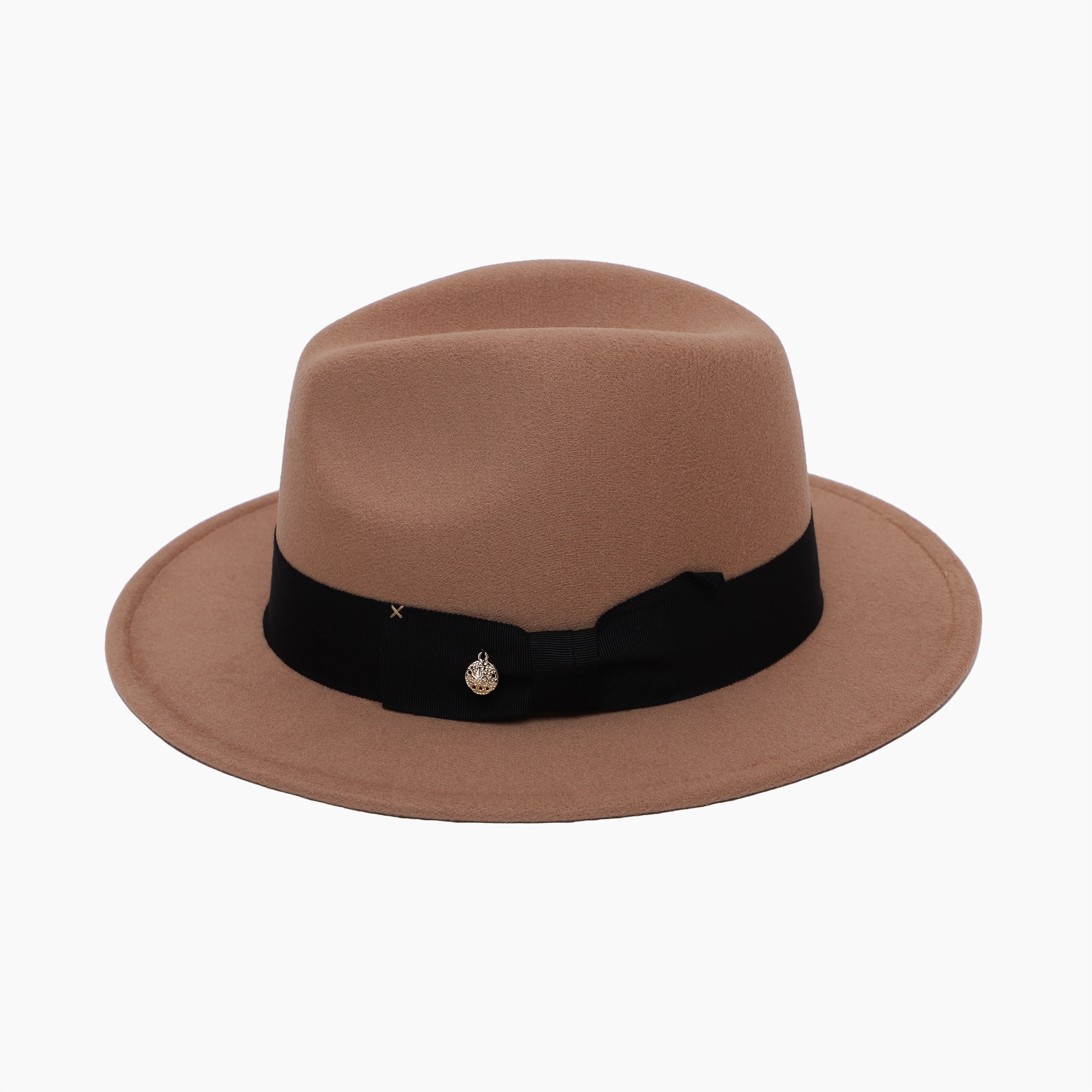 Unisex Polyester Fedora Hat with Wide Brim and UPF 50+ Sun Protection