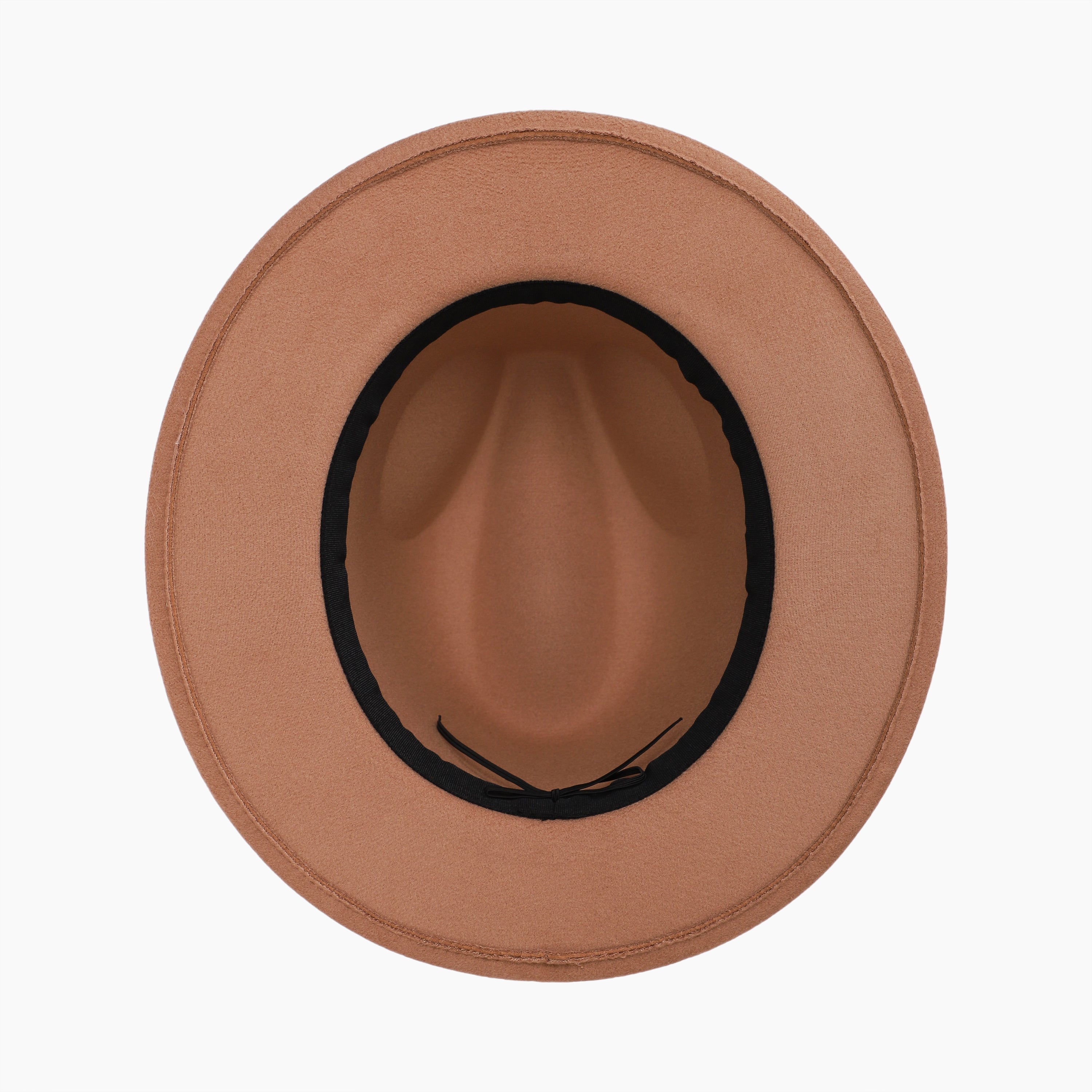 Unisex Polyester Fedora Hat with Wide Brim and UPF 50+ Sun Protection