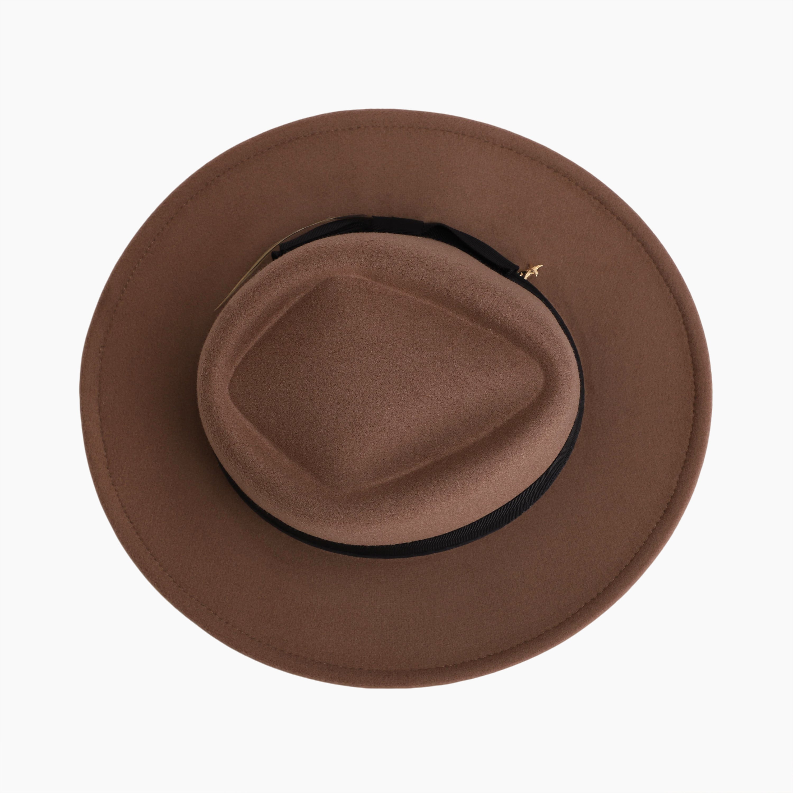 Wholesale Unisex Polyester Fedora Hat with  Flat Brim and UPF 50+ Sun Protection