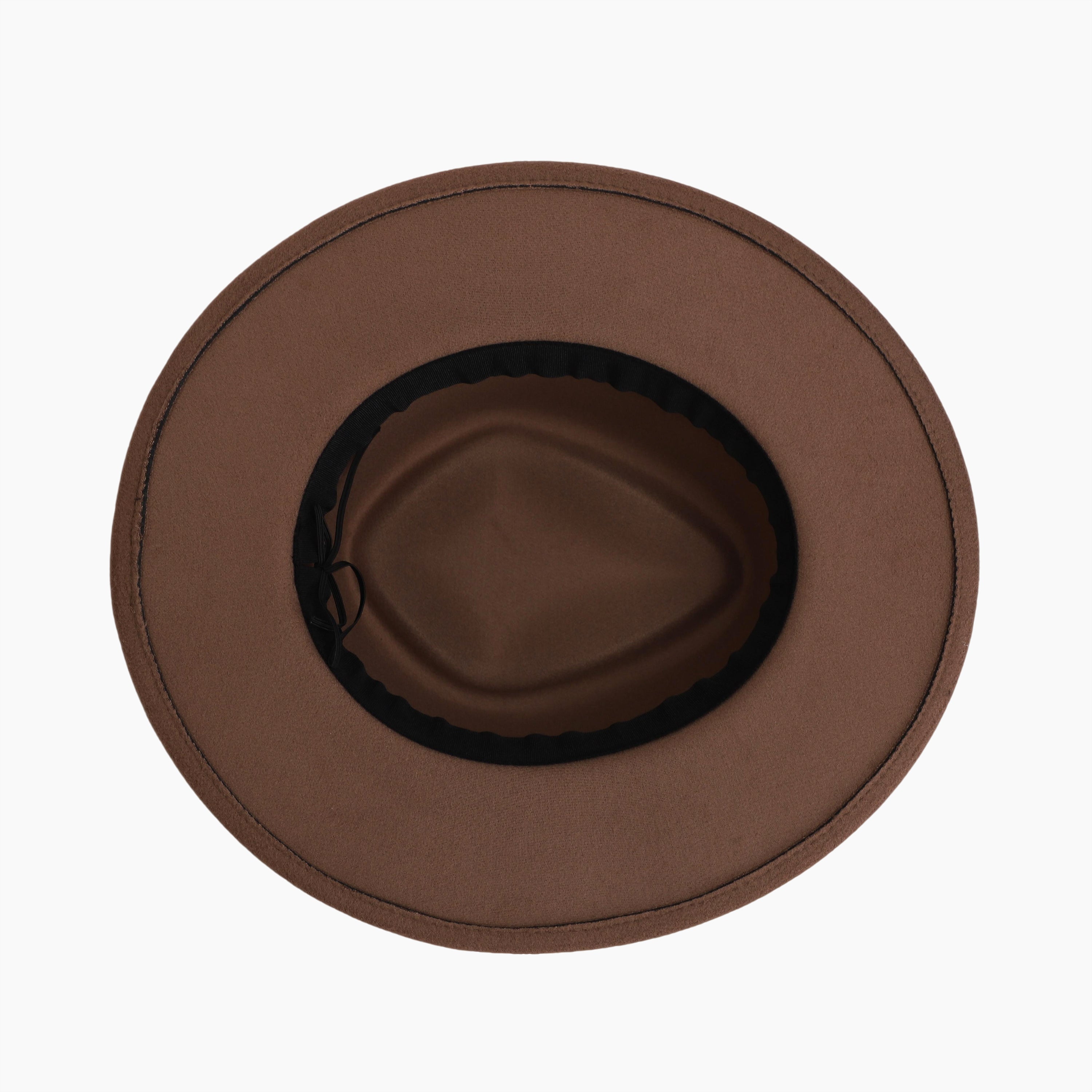 Wholesale Unisex Polyester Fedora Hat with  Flat Brim and UPF 50+ Sun Protection