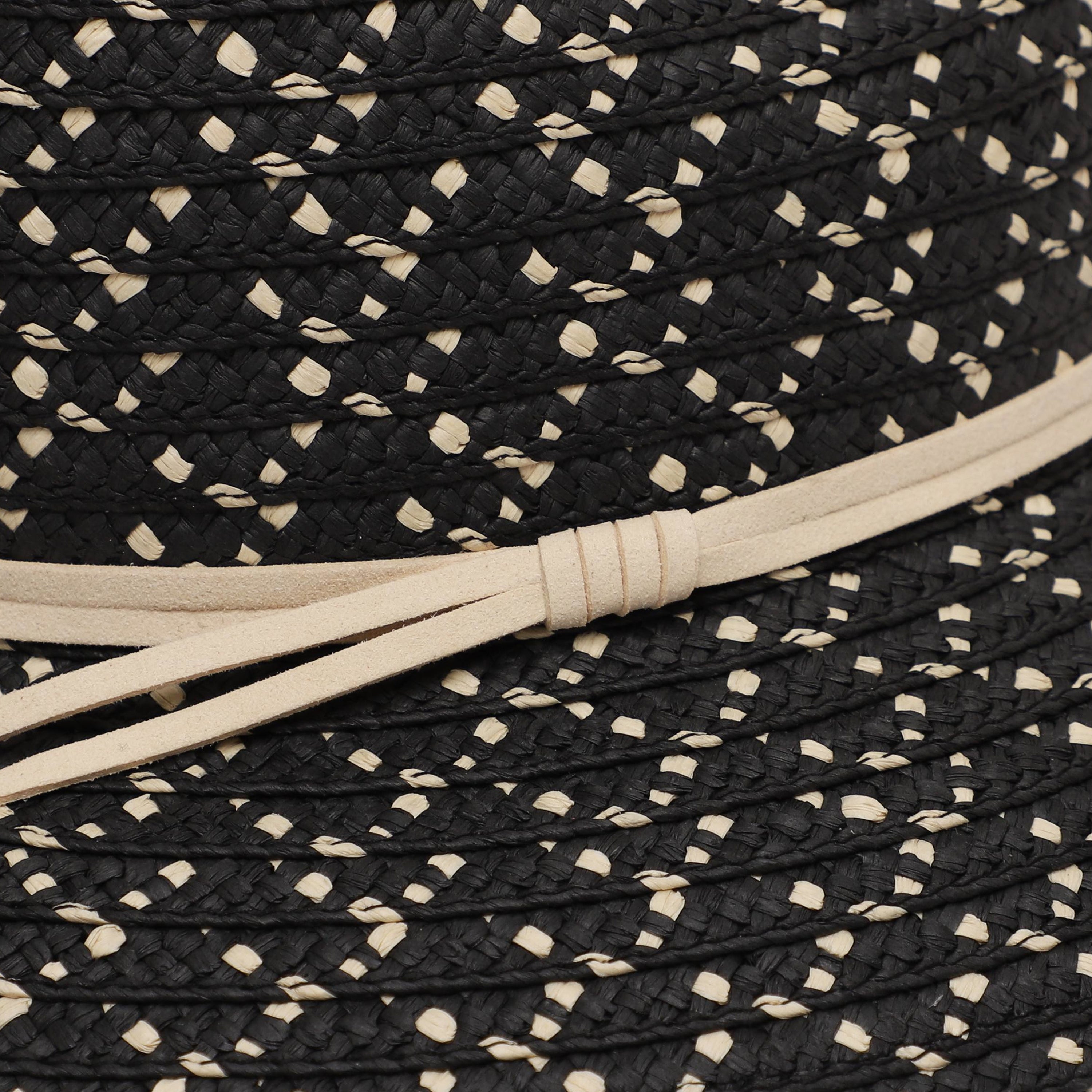 Wholesale Unisex Paper Straw Fedora Hat with Wide Brim and UPF 50+ Sun Protection