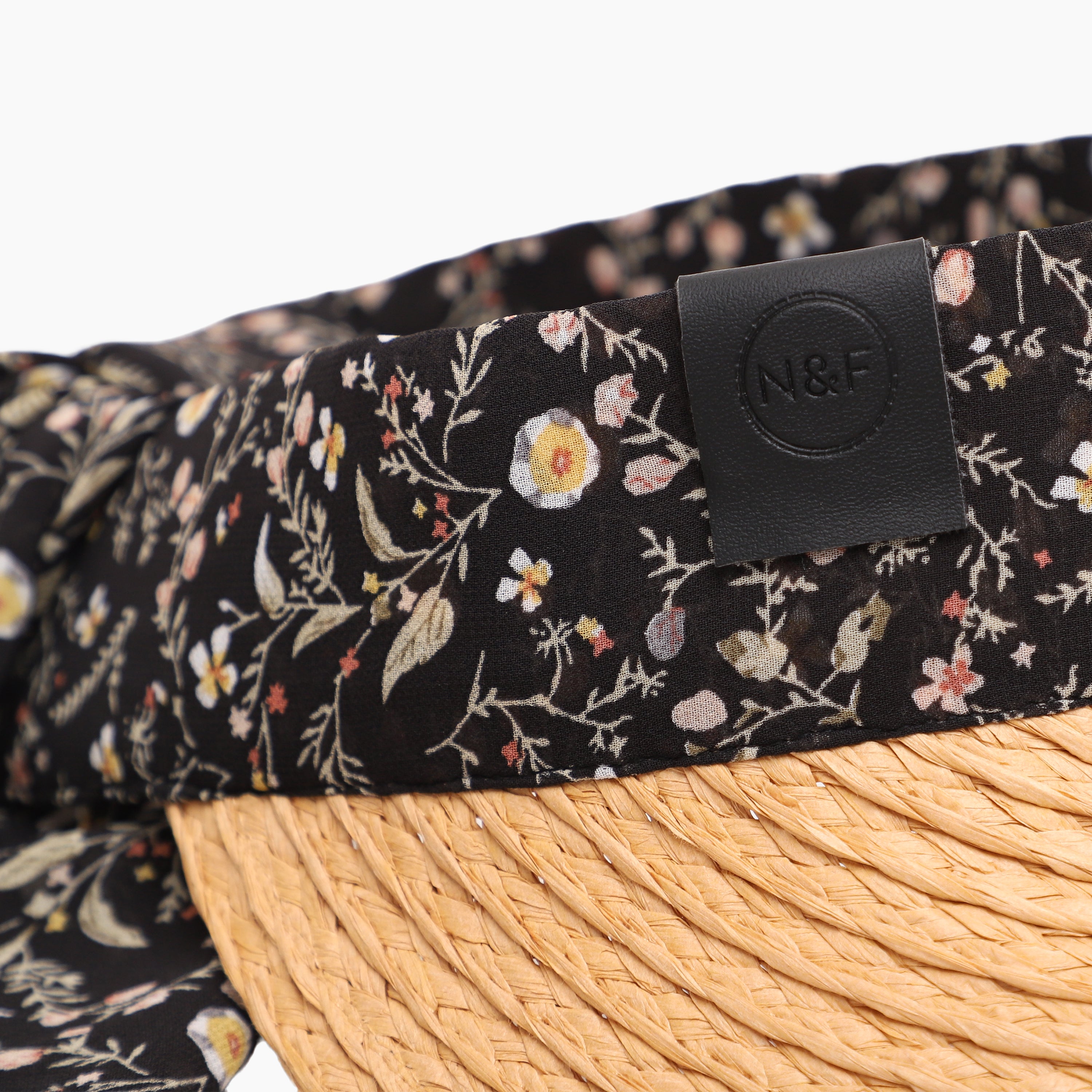 Women’s Paper Straw Sun Hat with Wide Brim and UPF 50+ Sun Protection