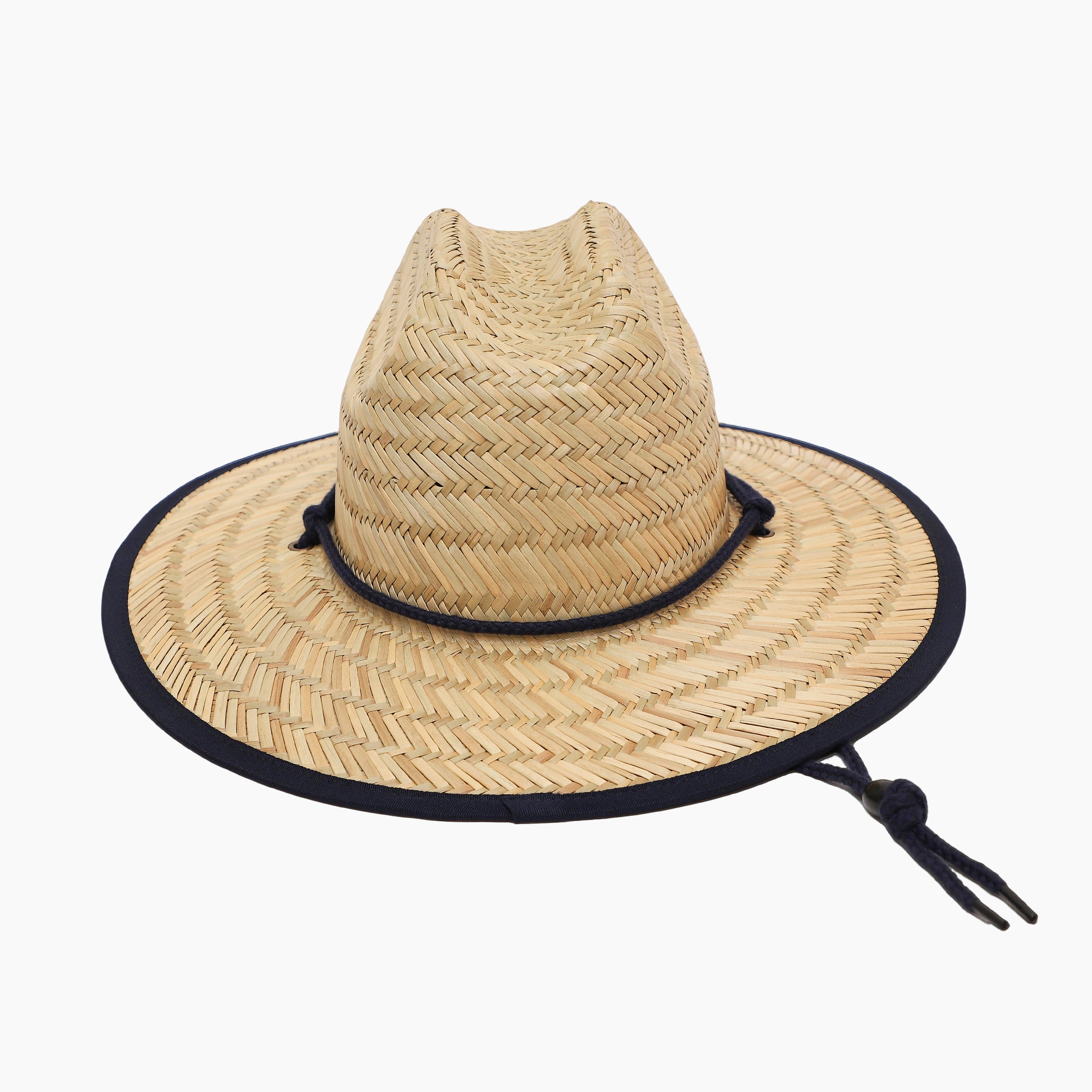 Unisex Seagrass Fedora Hat with Wide Brim and UPF 50+ Sun Protection