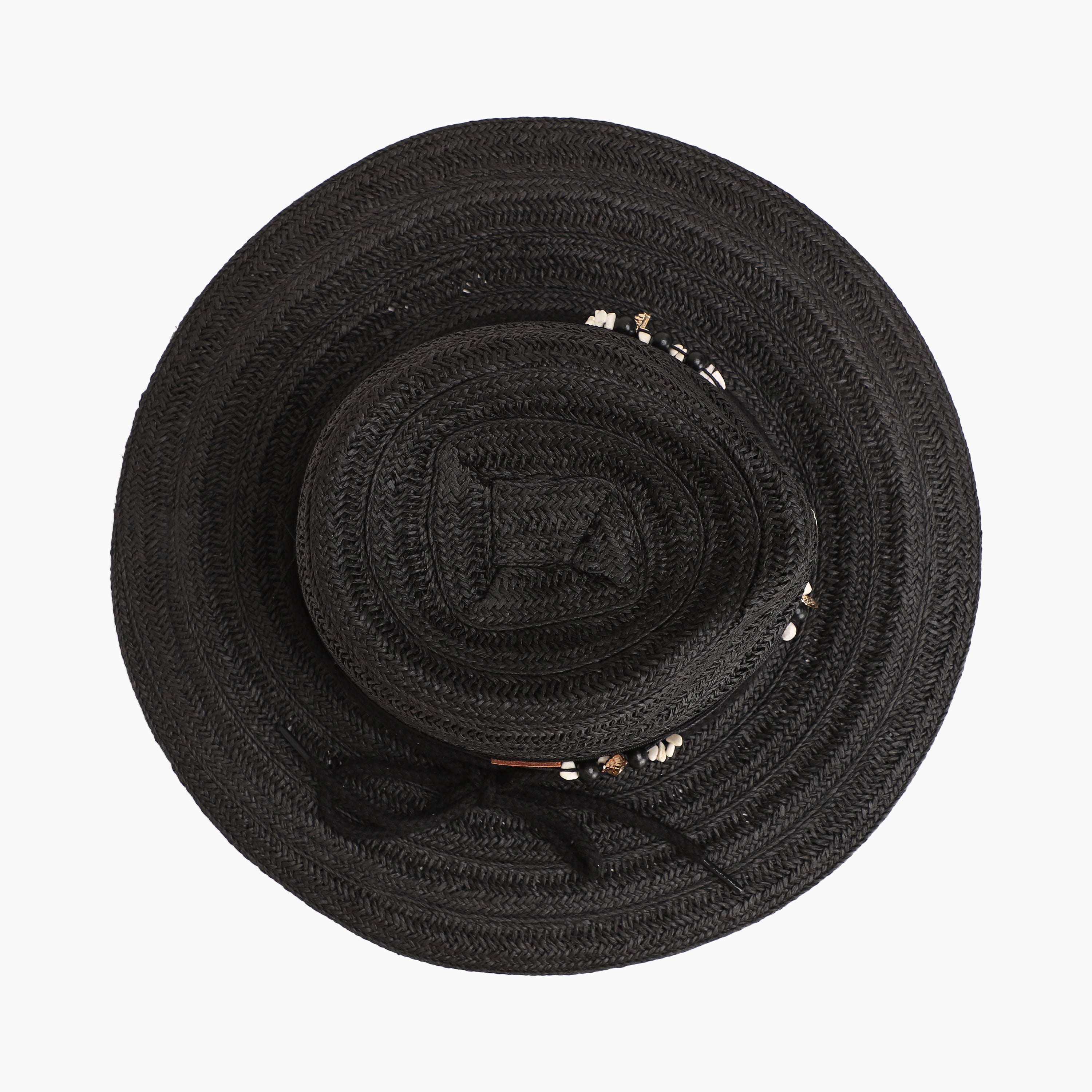 Unisex Paper Straw Fedora Hat with Wide Brim and UPF 50+ Sun Protection