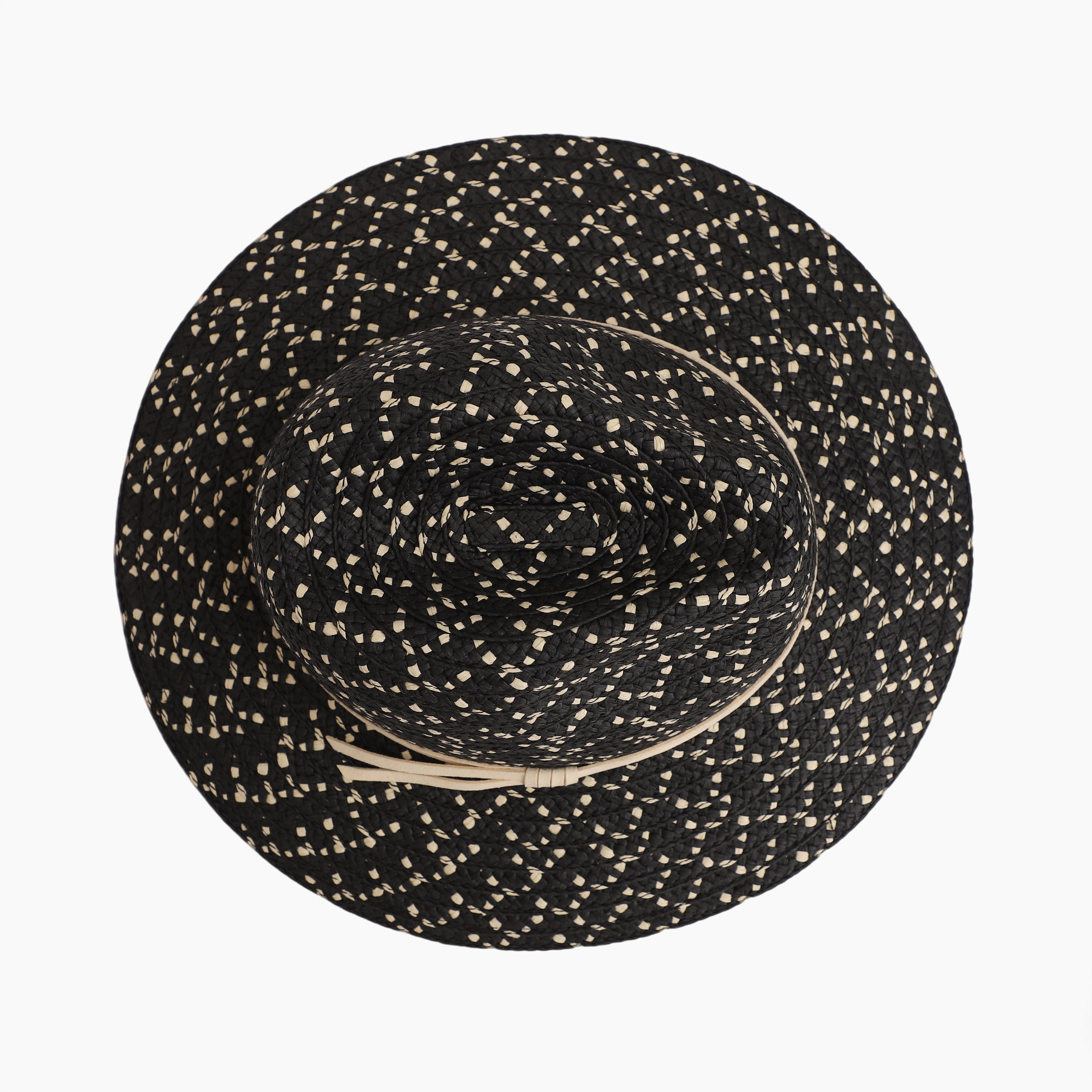 Wholesale Unisex Paper Straw Fedora Hat with Wide Brim and UPF 50+ Sun Protection