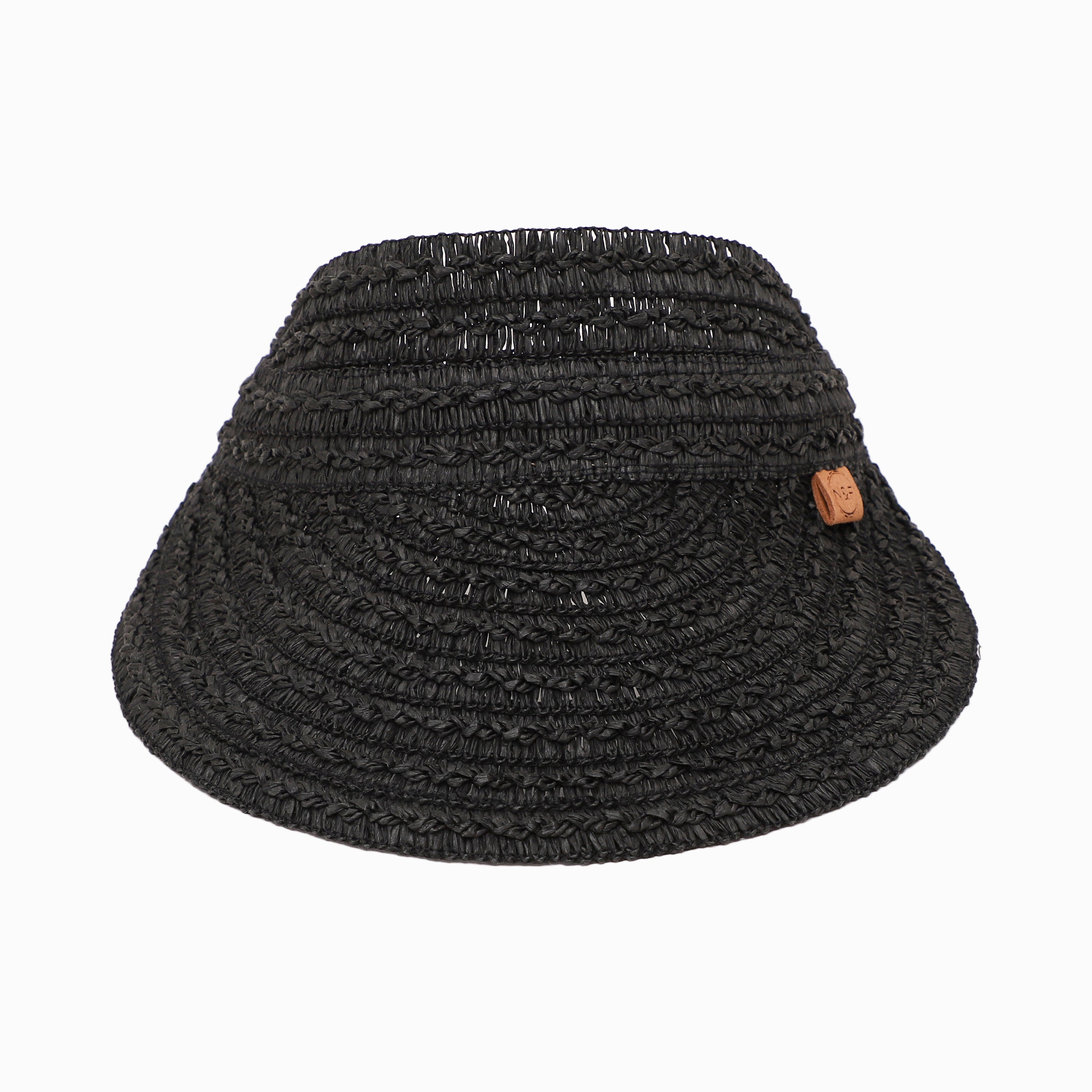 Women’s Paper Straw Sun Hat with Wide Brim and UPF 50+ Sun Protection