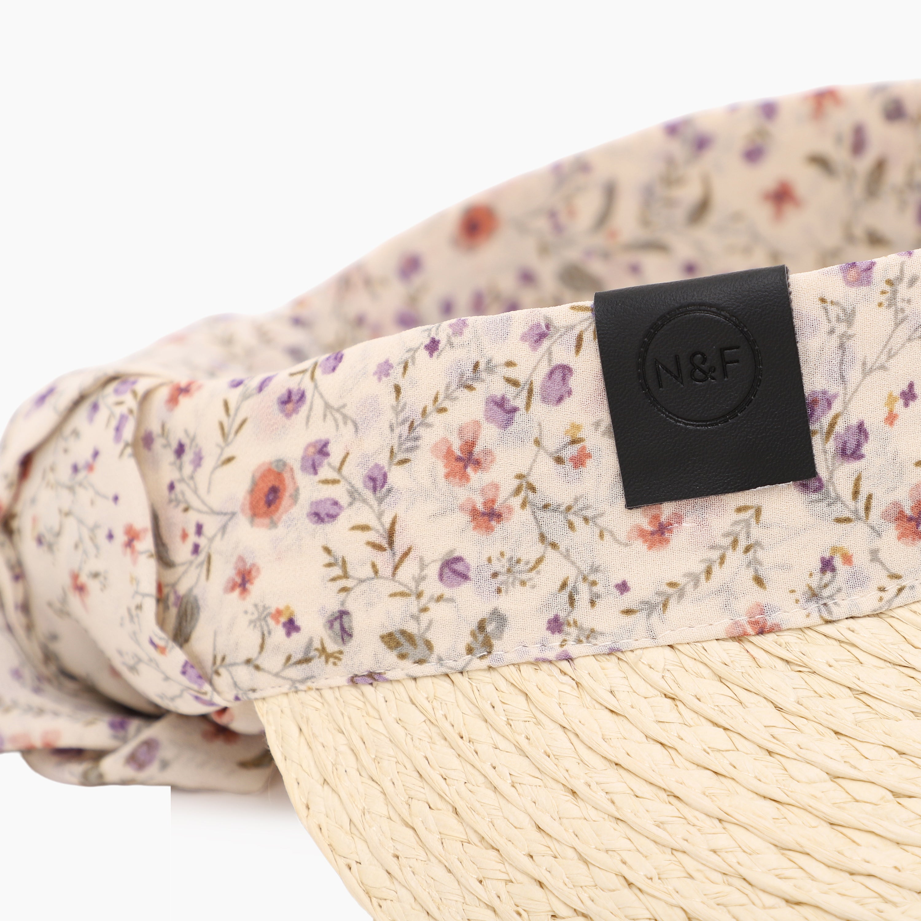 Women’s Paper Straw Sun Hat with Wide Brim and UPF 50+ Sun Protection