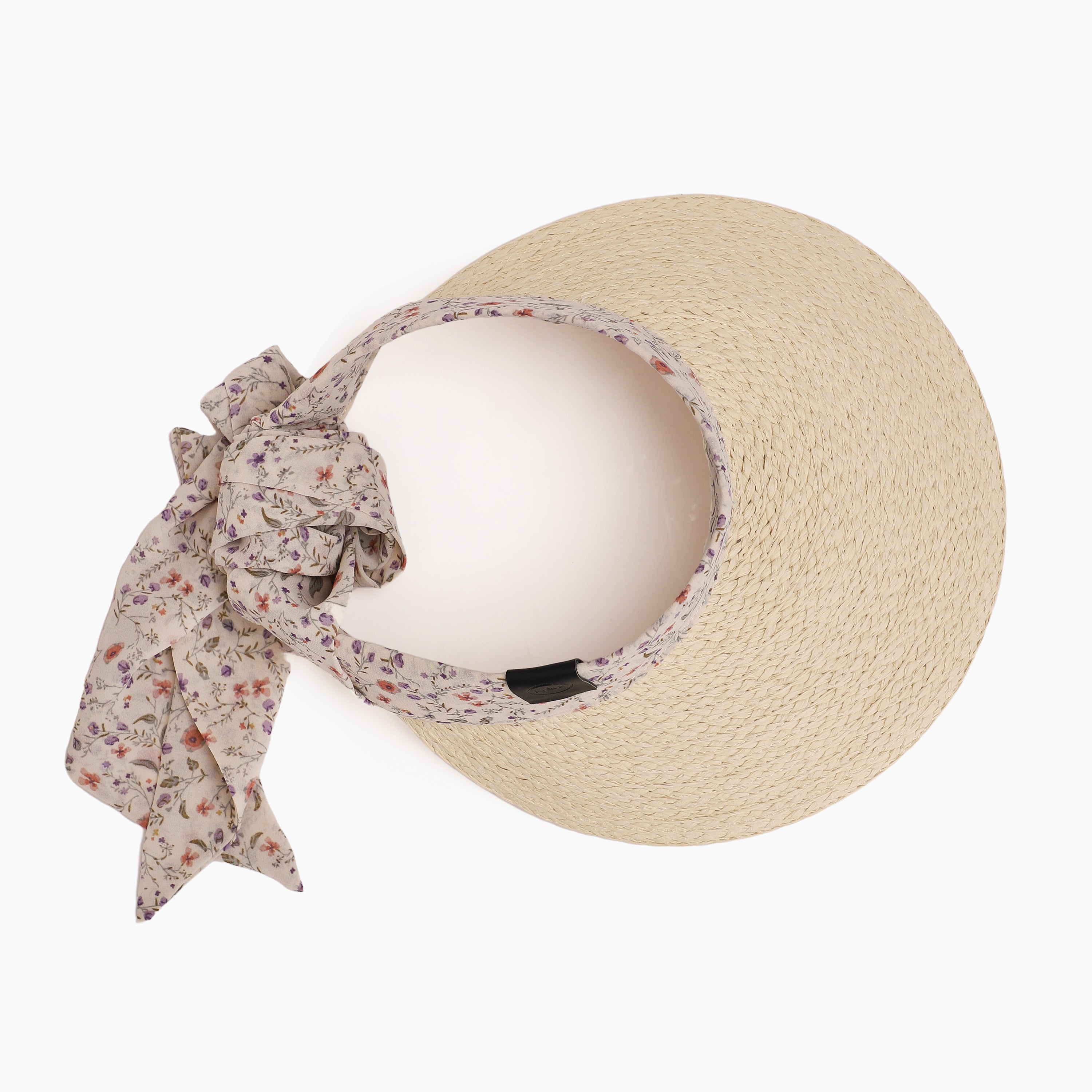 Women’s Paper Straw Sun Hat with Wide Brim and UPF 50+ Sun Protection